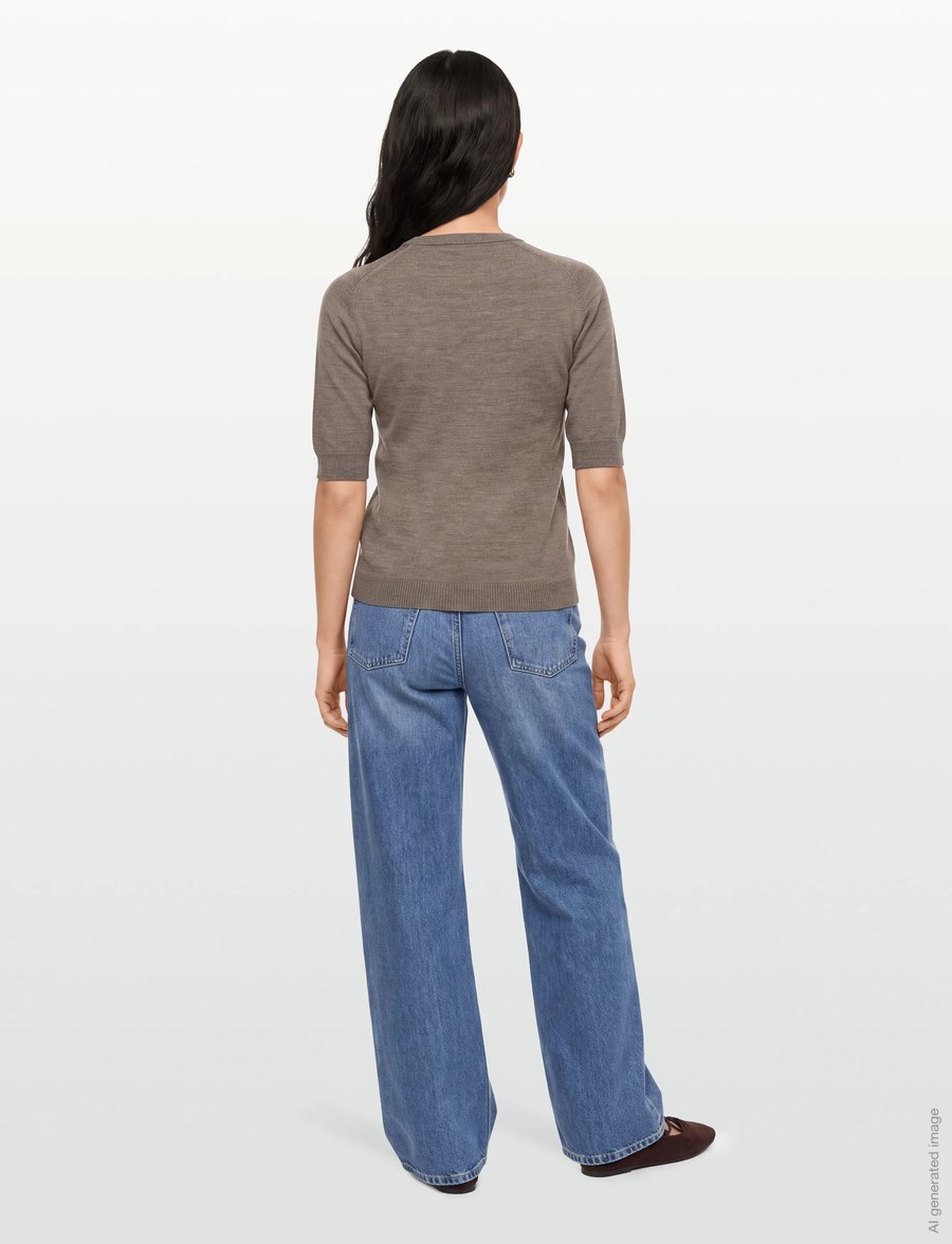 Day Birger et Mikkelsen - Carolina - Daily Elements - tröjor - light brown melange - 4