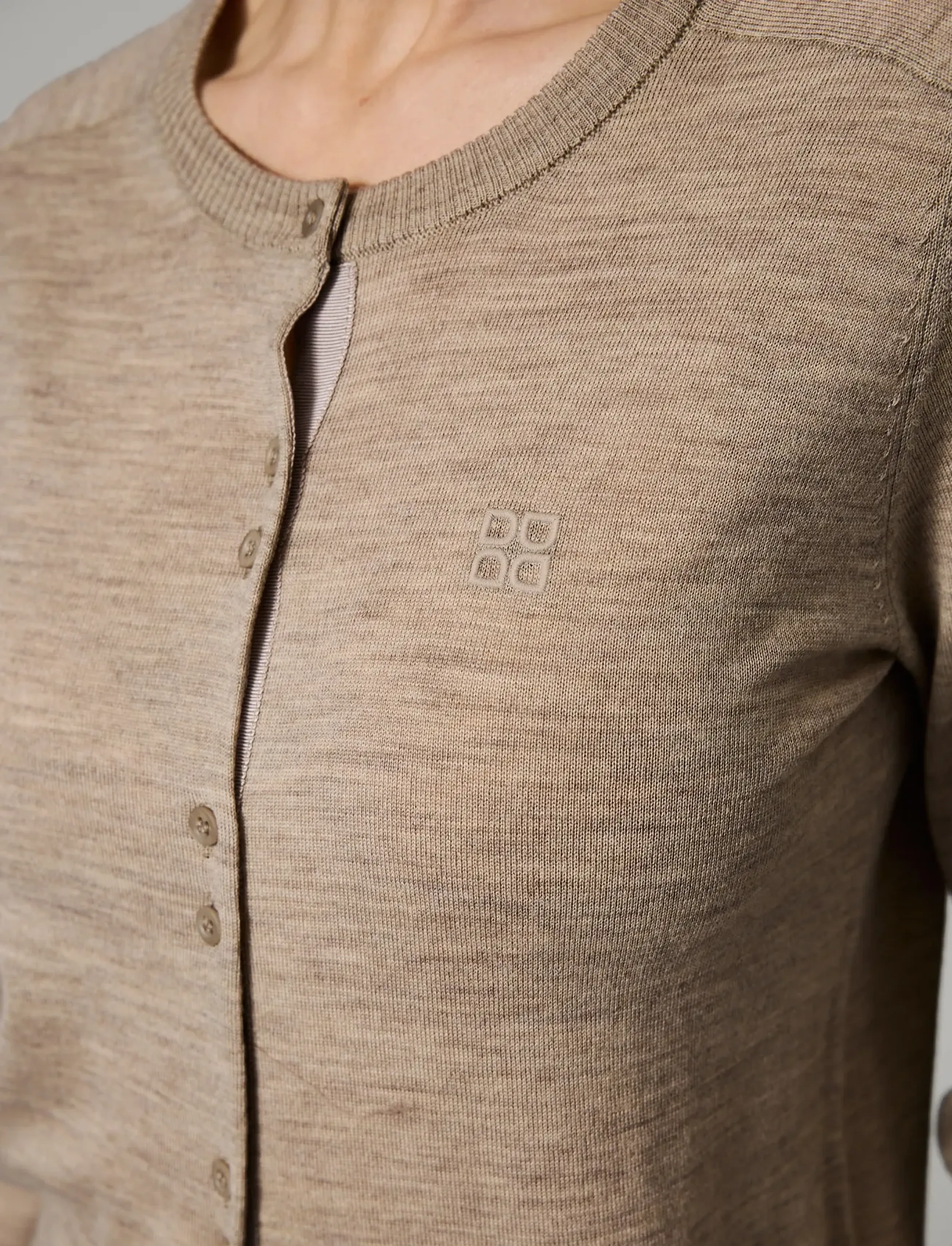 Day Birger et Mikkelsen - Luna - Daily Elements - cardigans - light beigemelange - 3