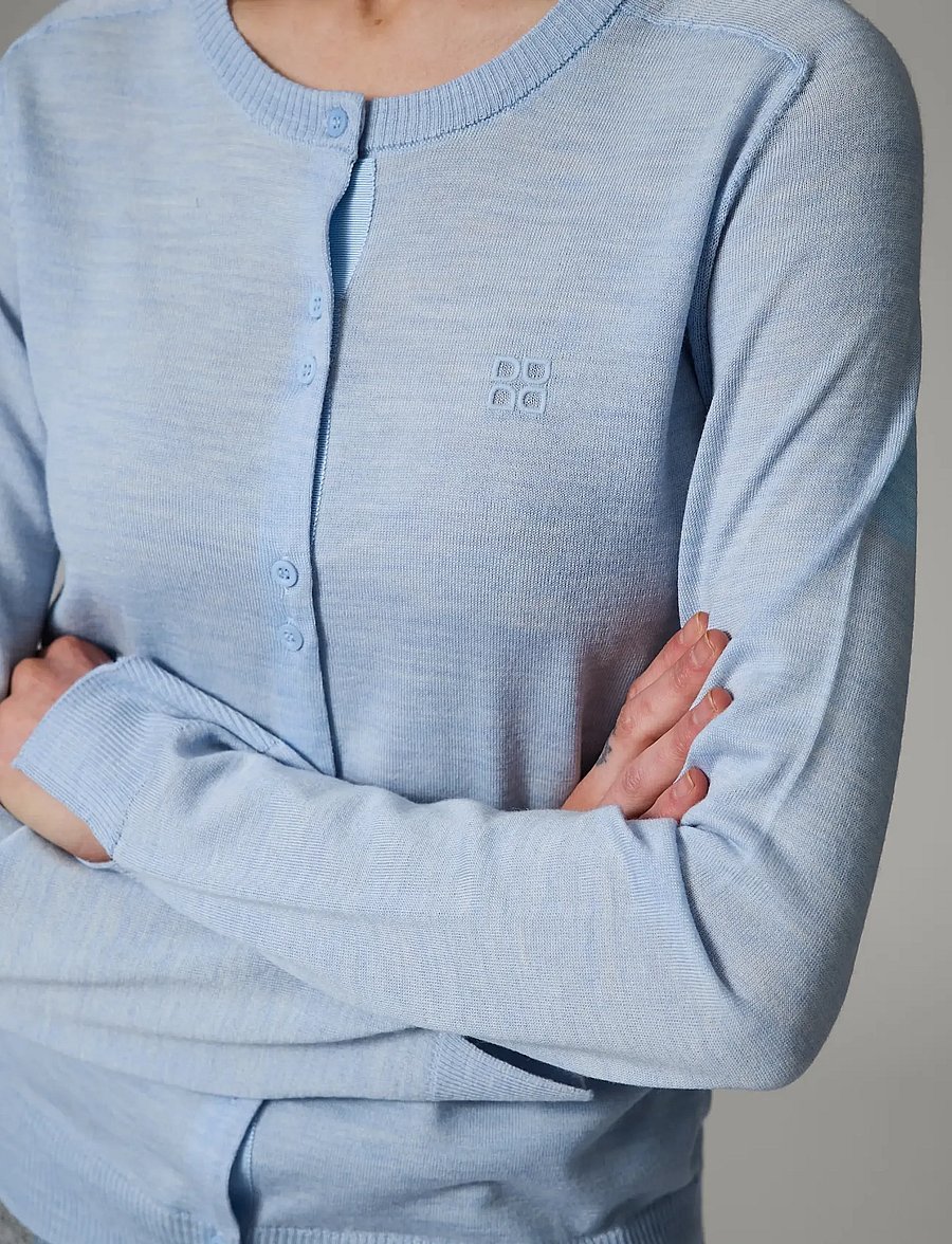 Day Birger et Mikkelsen - Luna - Daily Elements - koftor - light blue melange - 0