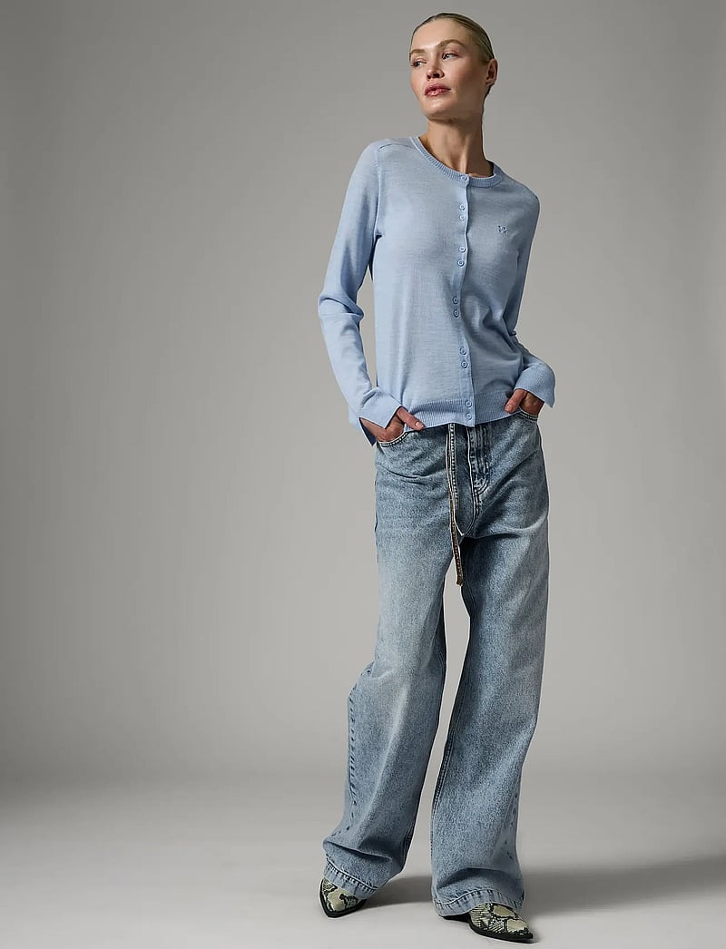 Day Birger et Mikkelsen - Luna - Daily Elements - cardigans - light blue melange - 3