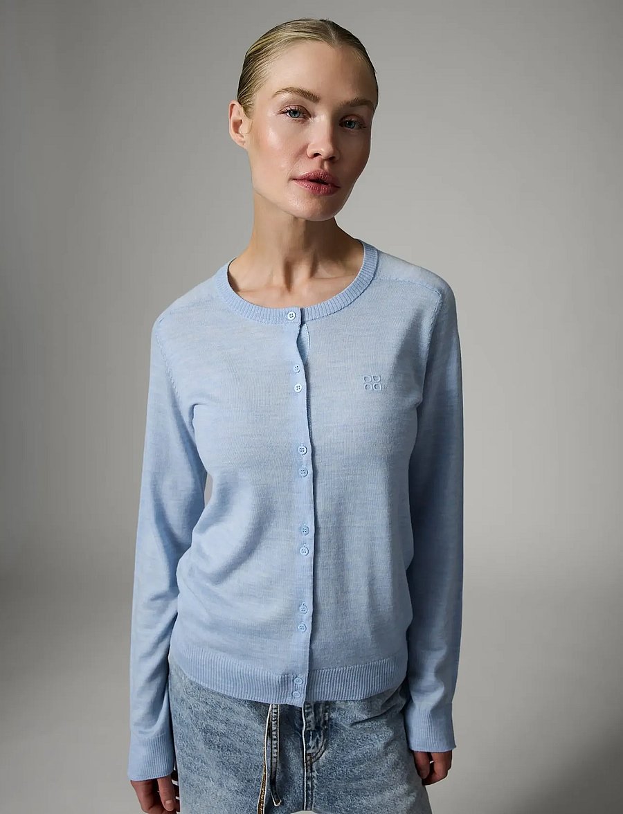 Day Birger et Mikkelsen - Luna - Daily Elements - koftor - light blue melange - 5