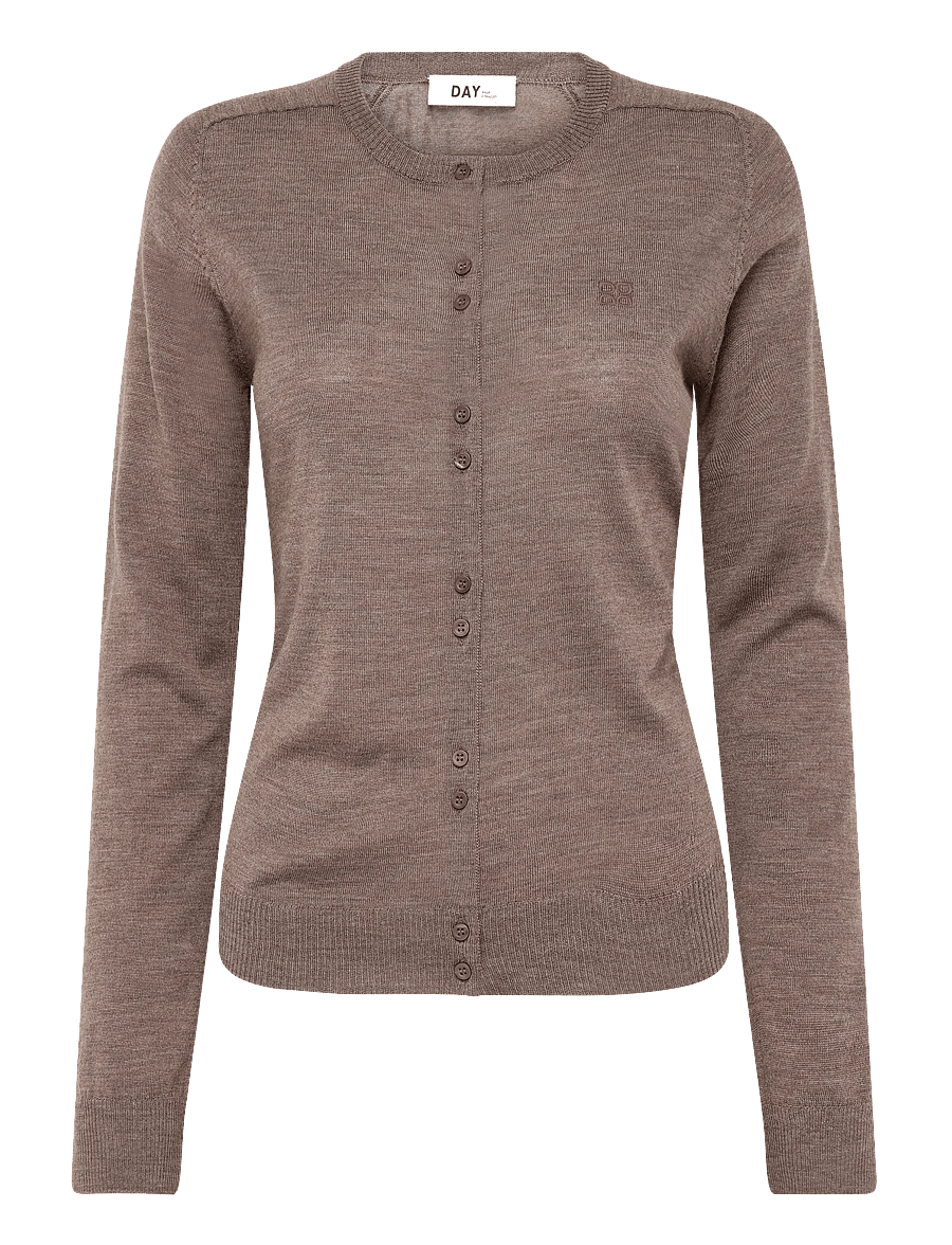 Day Birger et Mikkelsen - Luna - Daily Elements - cardigans - light brown melange - 0