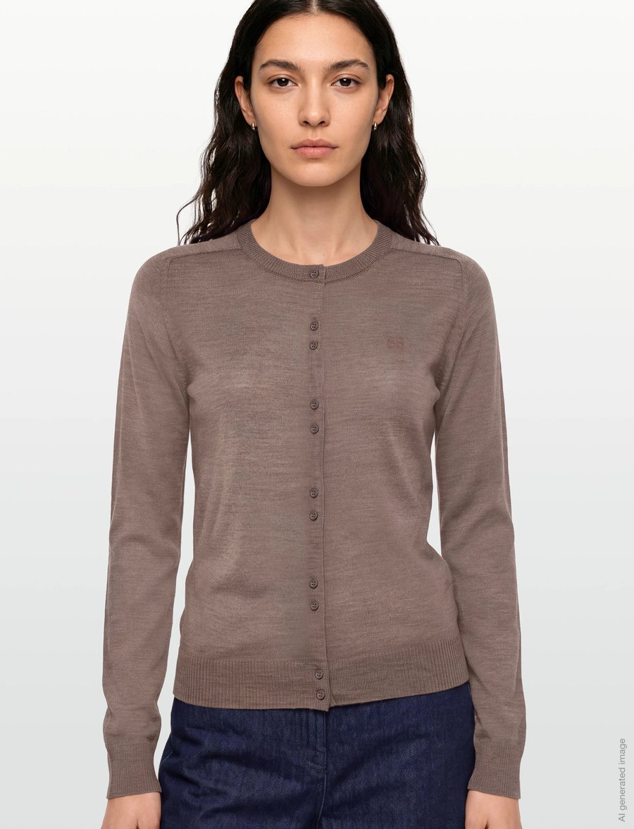 Day Birger et Mikkelsen - Luna - Daily Elements - cardigans - light brown melange - 3