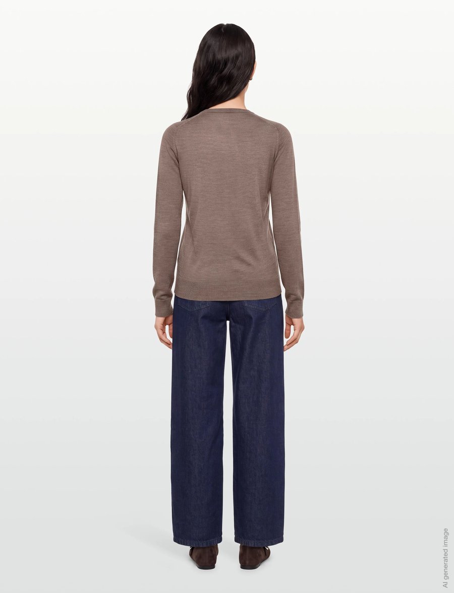 Day Birger et Mikkelsen - Luna - Daily Elements - cardigans - light brown melange - 4