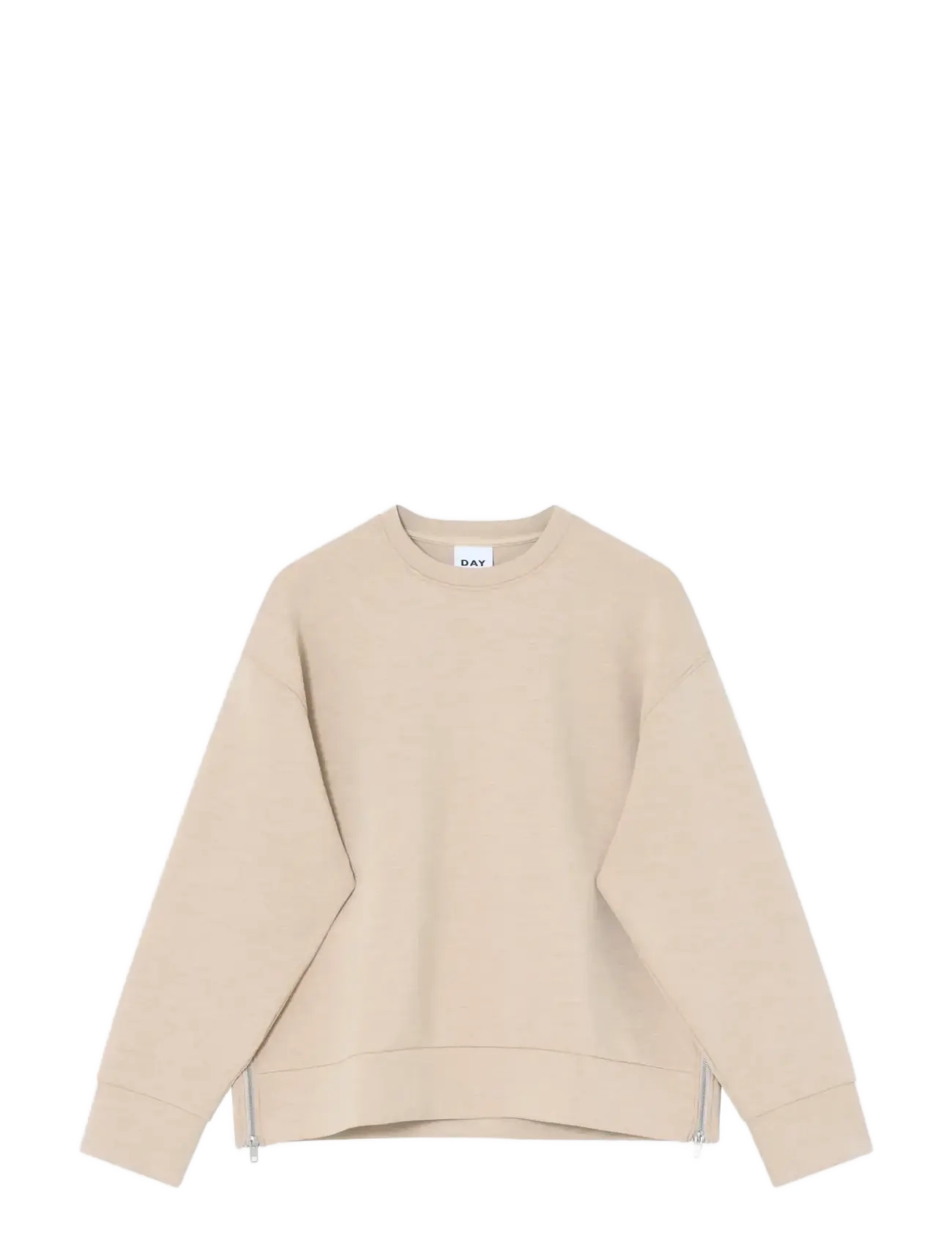 Day Birger et Mikkelsen DAYCrewa - Scuba - Tøj - BEIGE MELANGE / beige