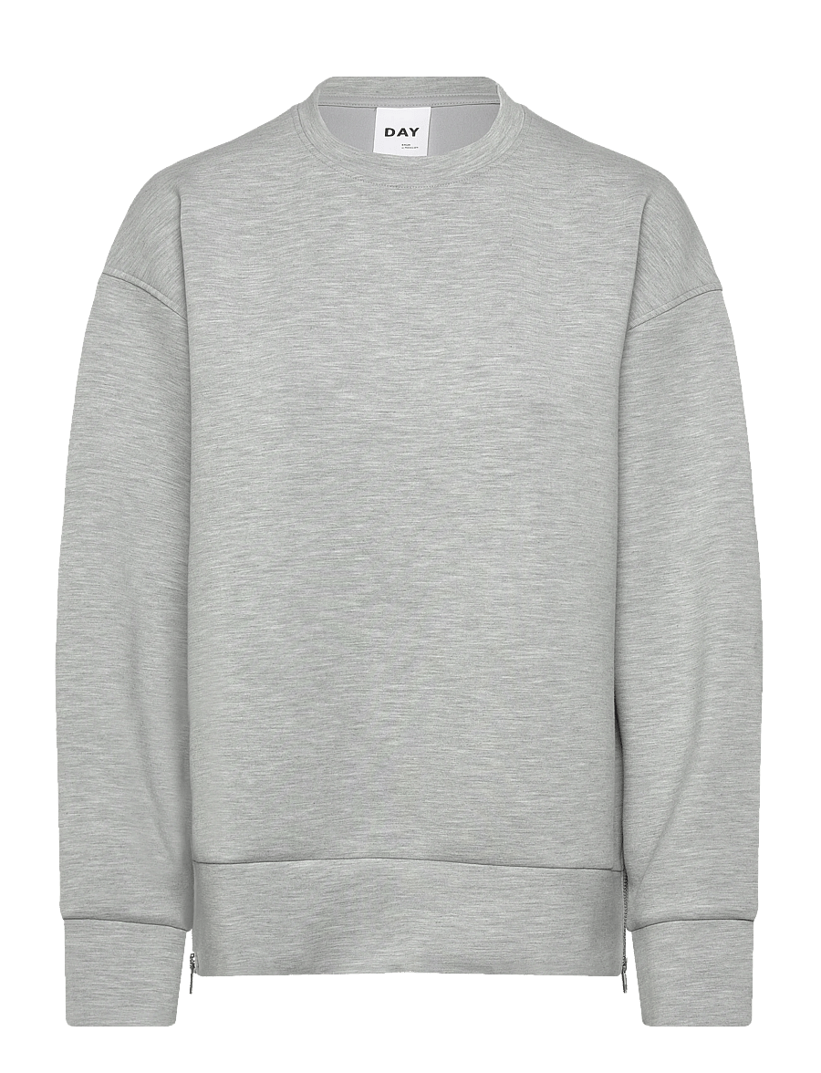 Day Birger et Mikkelsen - DAYCrewa - Scuba - sweatshirts & hoodies - grey melange - 0
