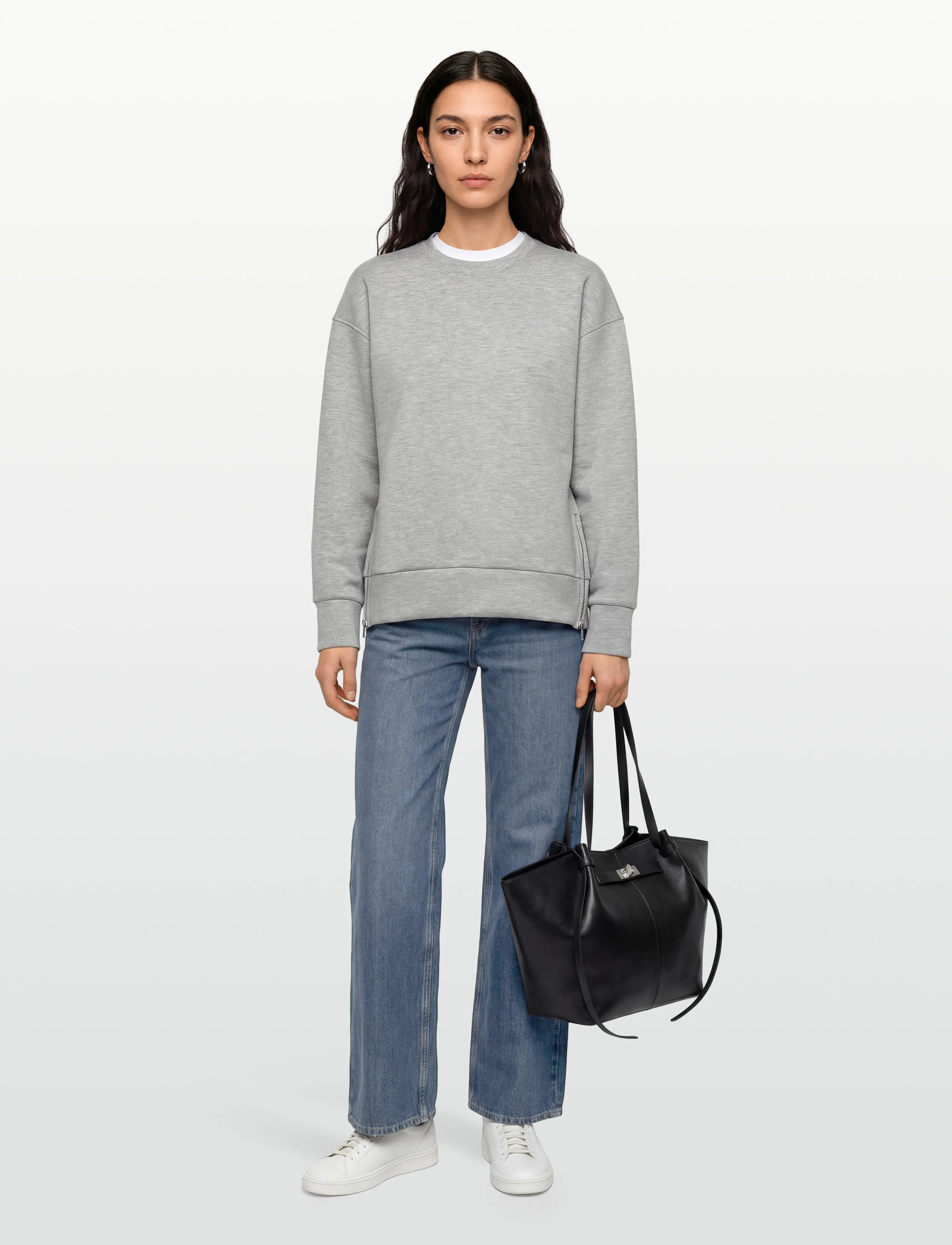 Day Birger et Mikkelsen - DAYCrewa - Scuba - sweatshirts et sweats à capuche - grey melange - 0