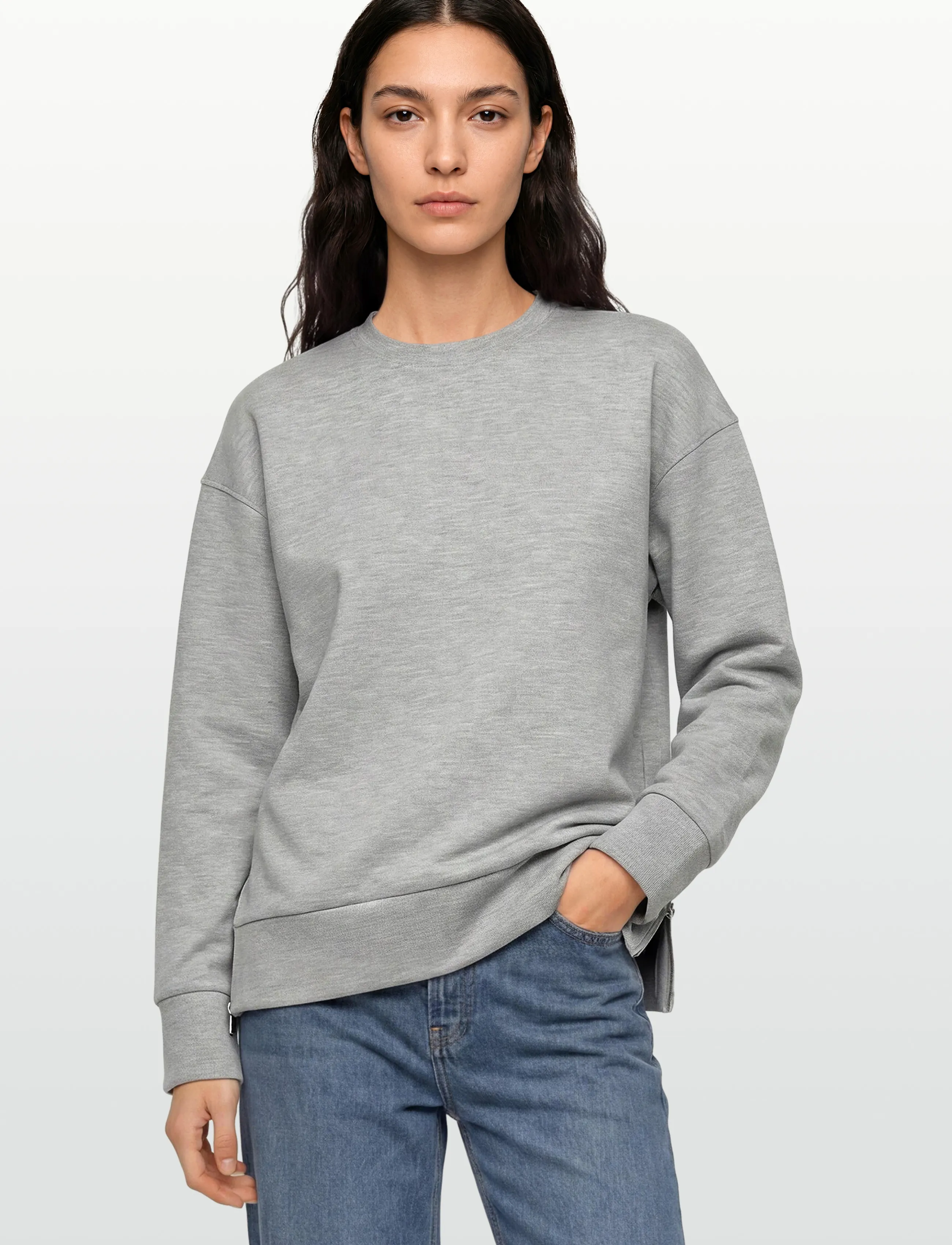 Day Birger et Mikkelsen - DAYCrewa - Scuba - sweatshirts et sweats à capuche - grey melange - 5