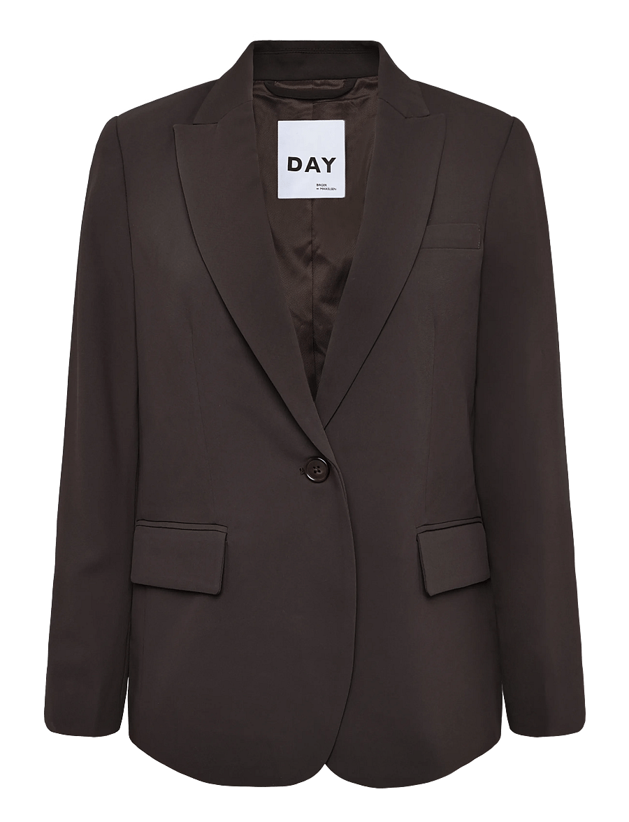 Day Birger et Mikkelsen - Hector - Classic Gabardine - einreihige blazer - ganache - 1