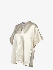 Day Birger et Mikkelsen - Simona - High Shine Blend RD - short-sleeved blouses - vanilla - 2