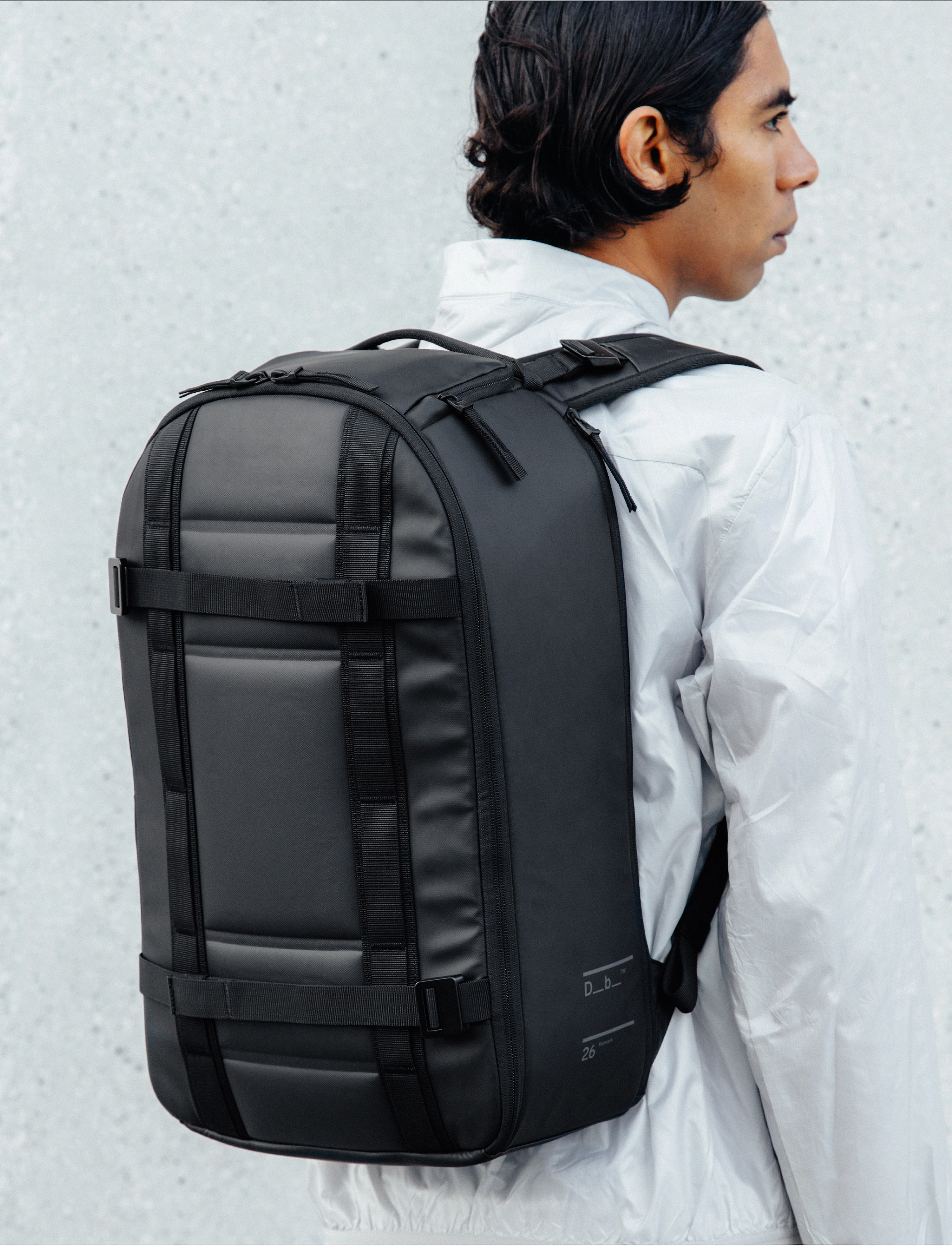 Db Journey Ramverk Backpack 26L - Inspiration - BLACK OUT / black