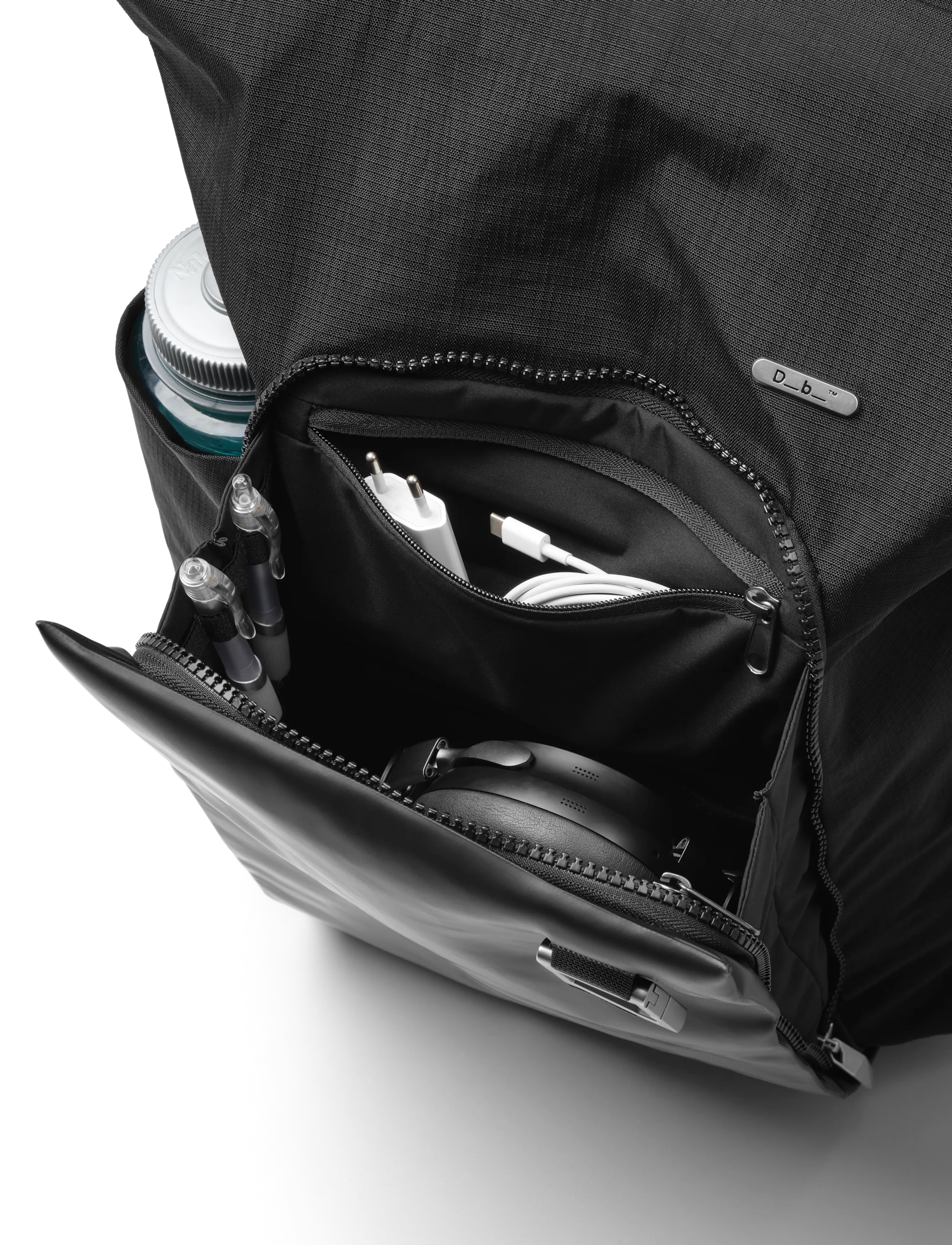 Db Journey - Entour Backpack 26L - sporta mugursomas - black out - 4