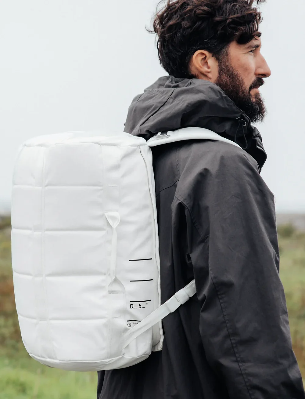 Db Journey - Roamer Duffel 40L - treeningkotid - white out - 0