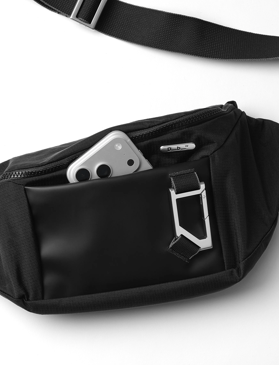 Db Journey - Entour Sling 6L - crossbody- & magväskor - chrome black - 3