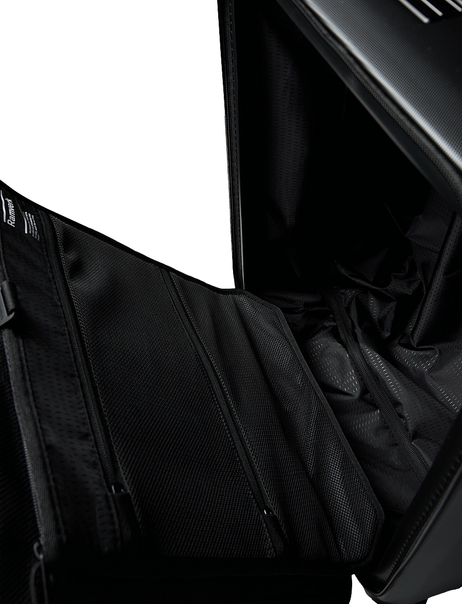 Db Journey - Ramverk Pro Front-access Carry-on - kelioniniai krepšiai - black out - 4