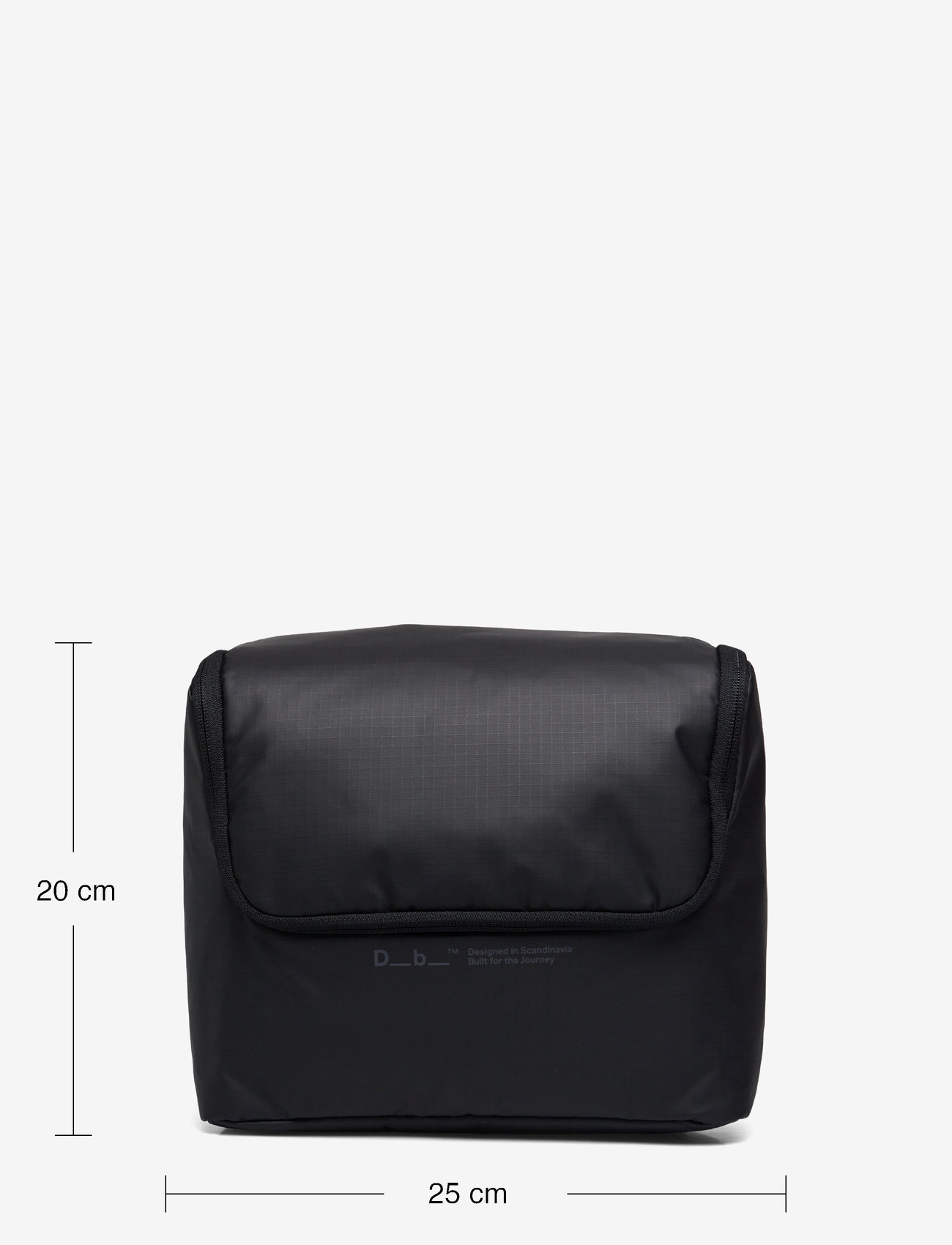 Db Journey - Essential Washbag M - crossbody- & magväskor - black out - 4