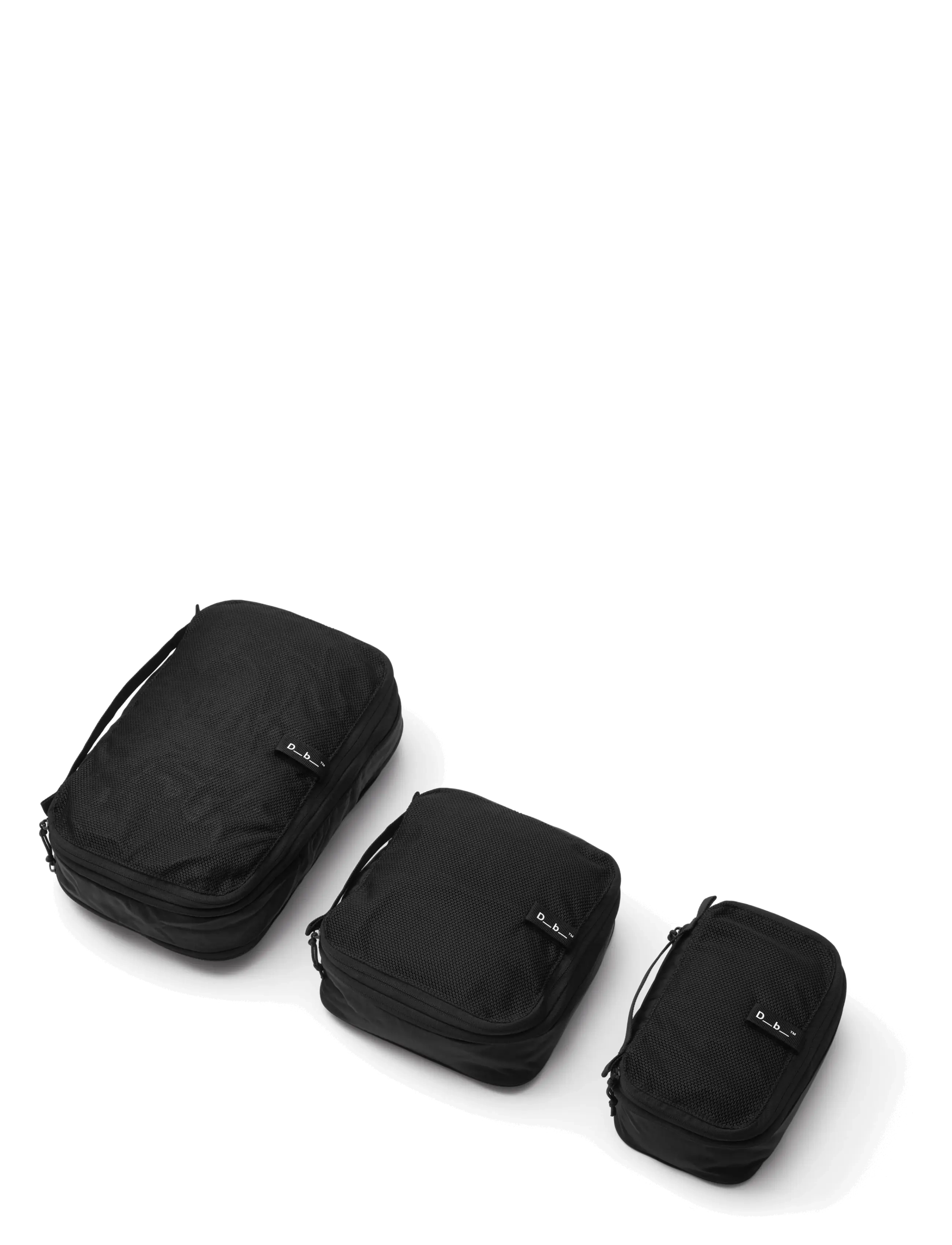 Db Journey Packing Cube 3pcs Set - Reisetaschen - BLACK OUT / black