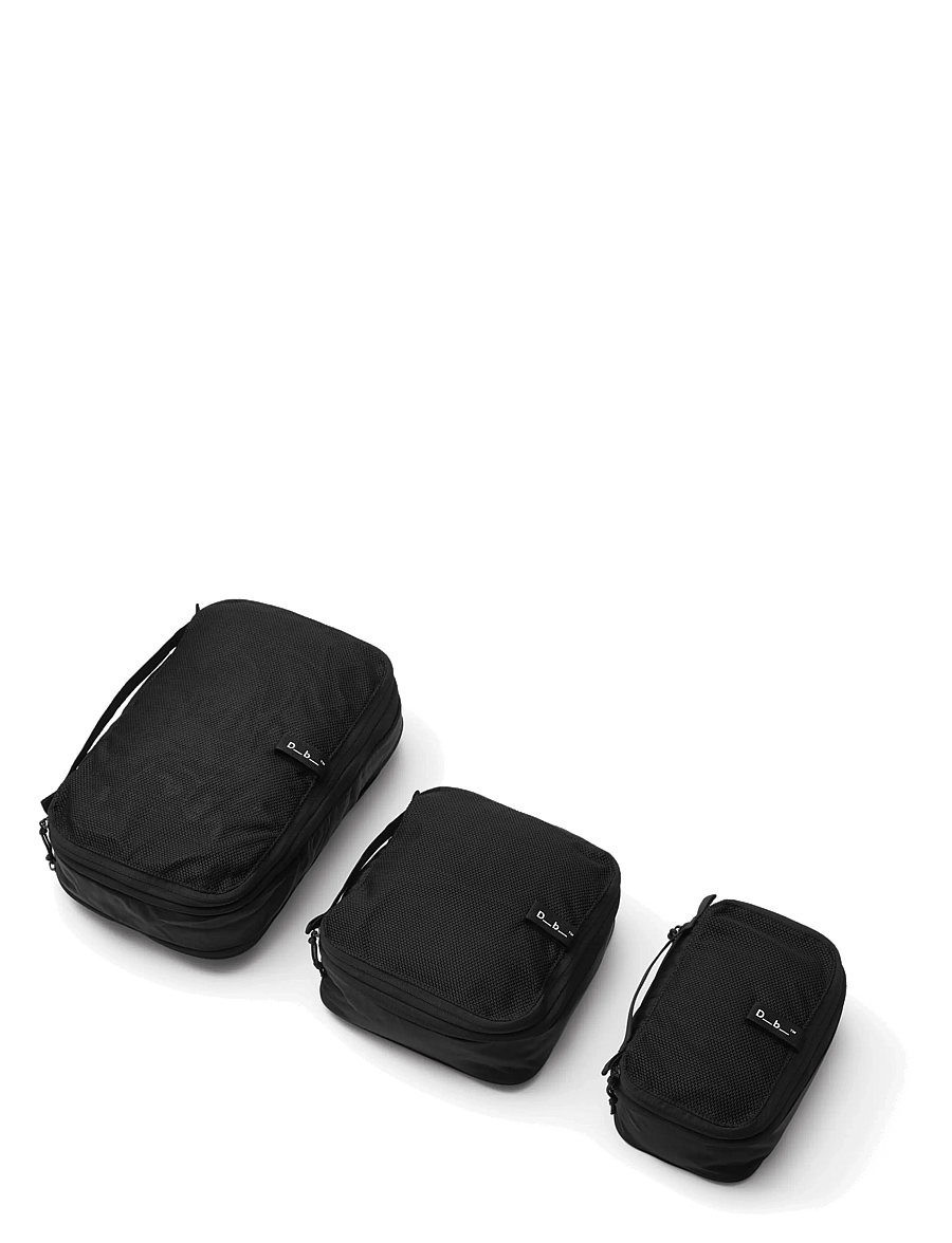 Db Journey - Packing Cube 3pcs Set - reisetaschen - black out - 0