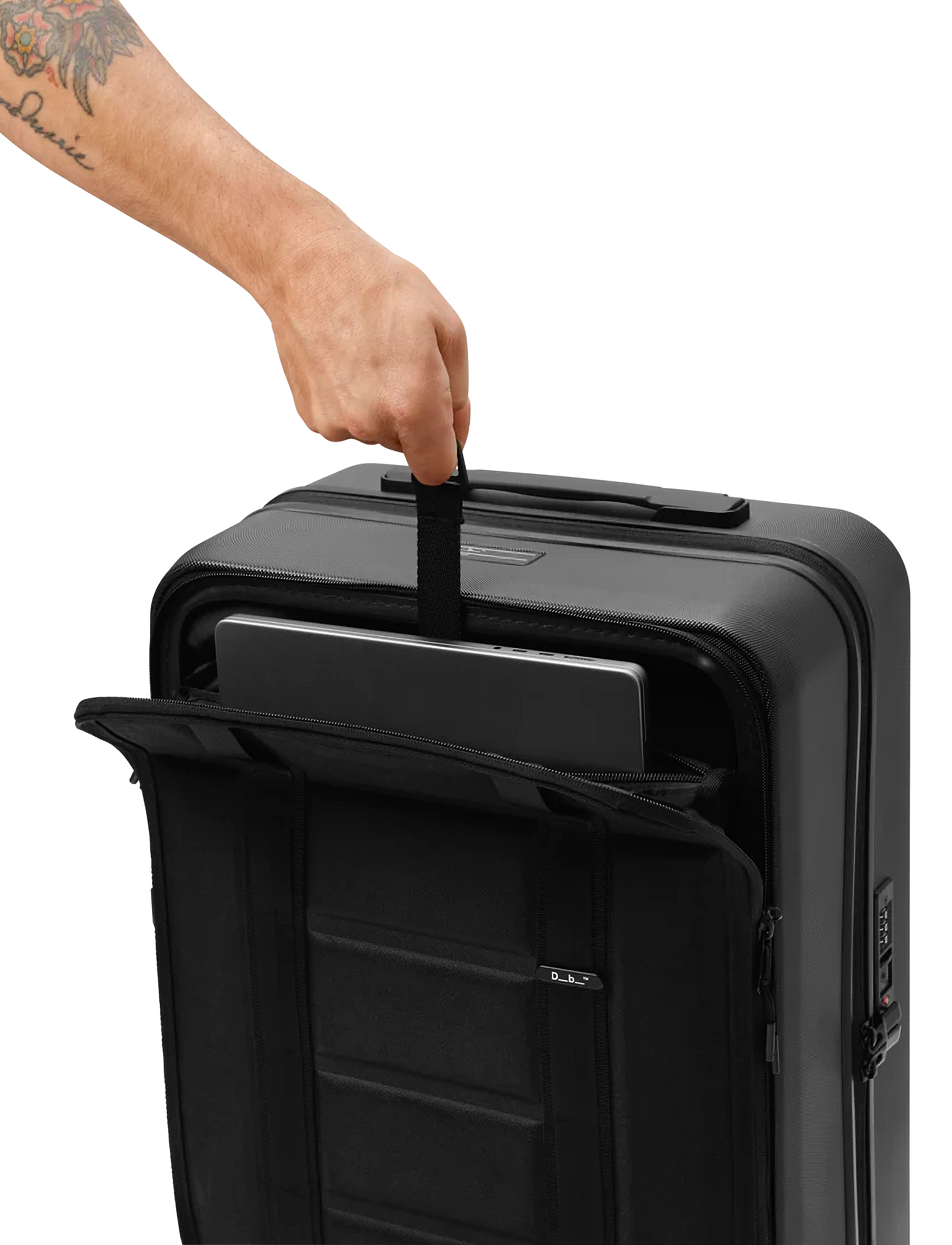 Db Journey - Ramverk Front-access Carry-on - kupuj według okazji - black out - 5