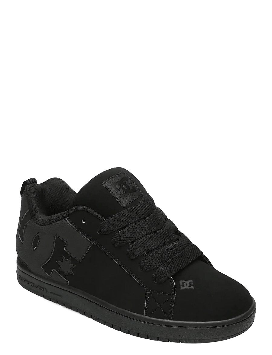 DC - COURT GRAFFIK - niedriger schnitt - black/black/black - 0