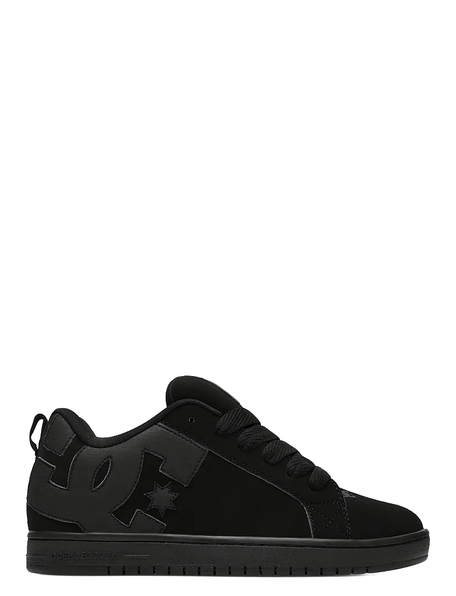 DC - COURT GRAFFIK - niedriger schnitt - black/black/black - 1