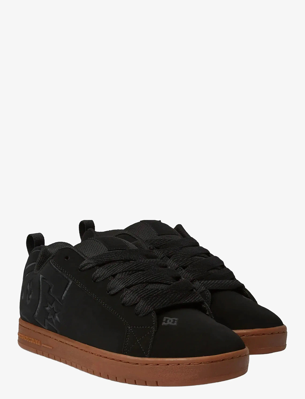 DC - COURT GRAFFIK - matalavartiset tennarit - black/gum - 0