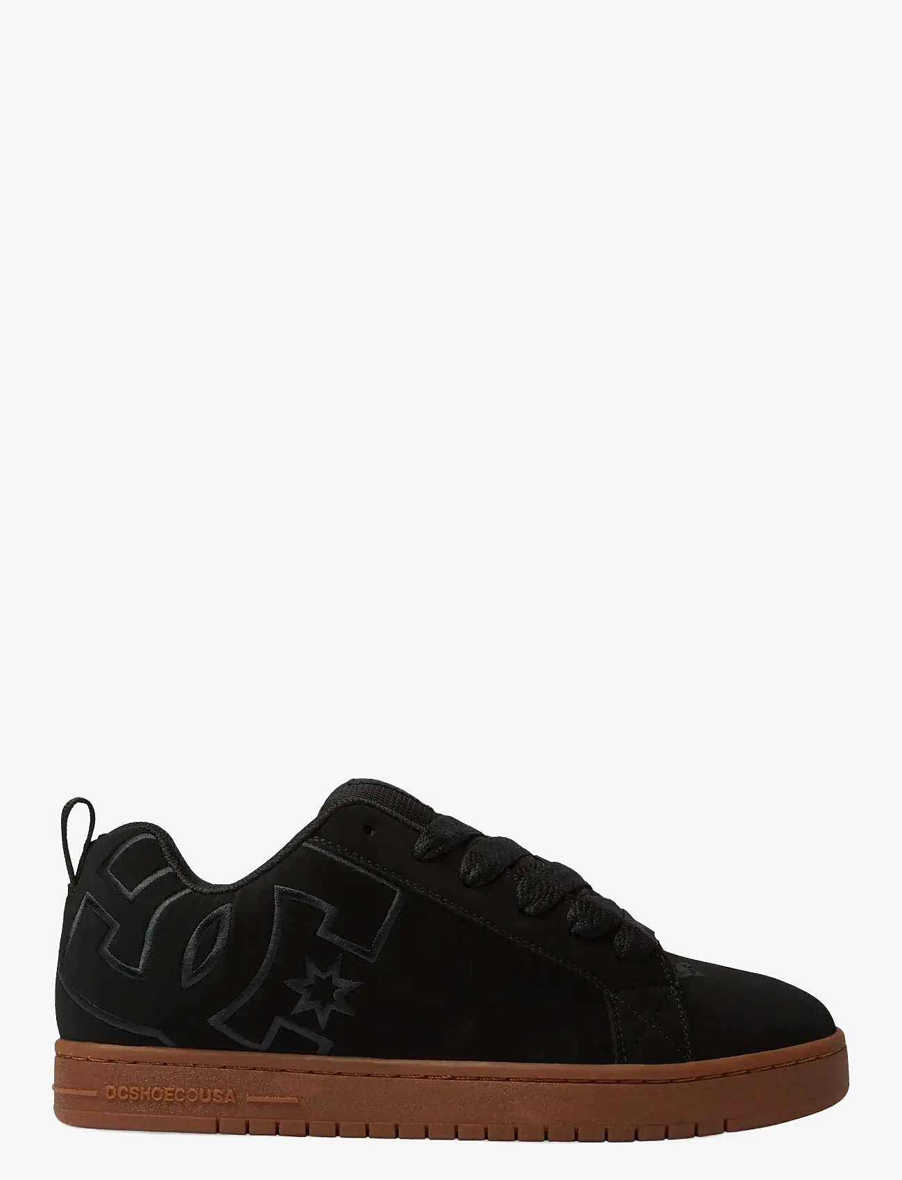DC - COURT GRAFFIK - matalavartiset tennarit - black/gum - 1