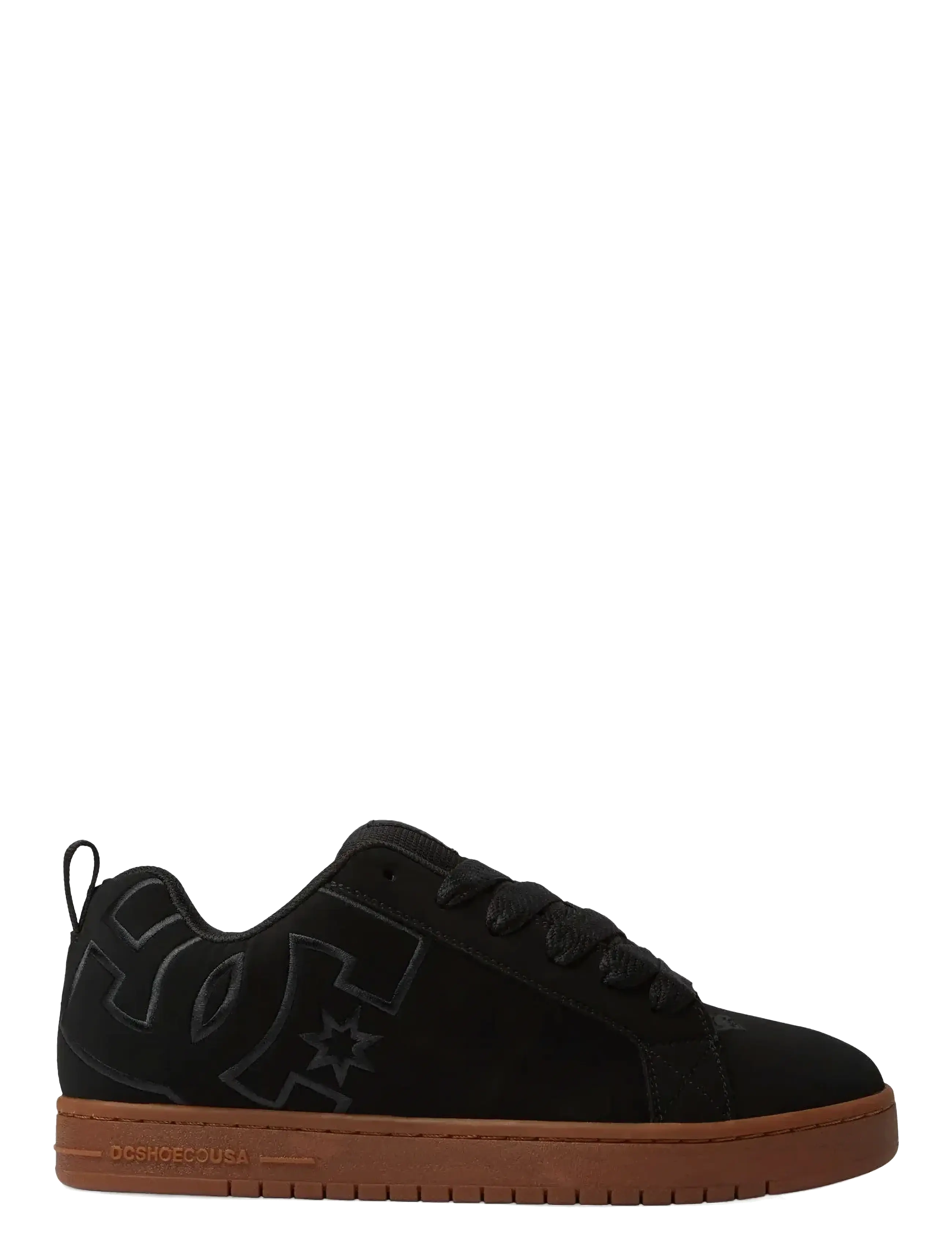 DC - COURT GRAFFIK - låga sneakers - black/gum - 1