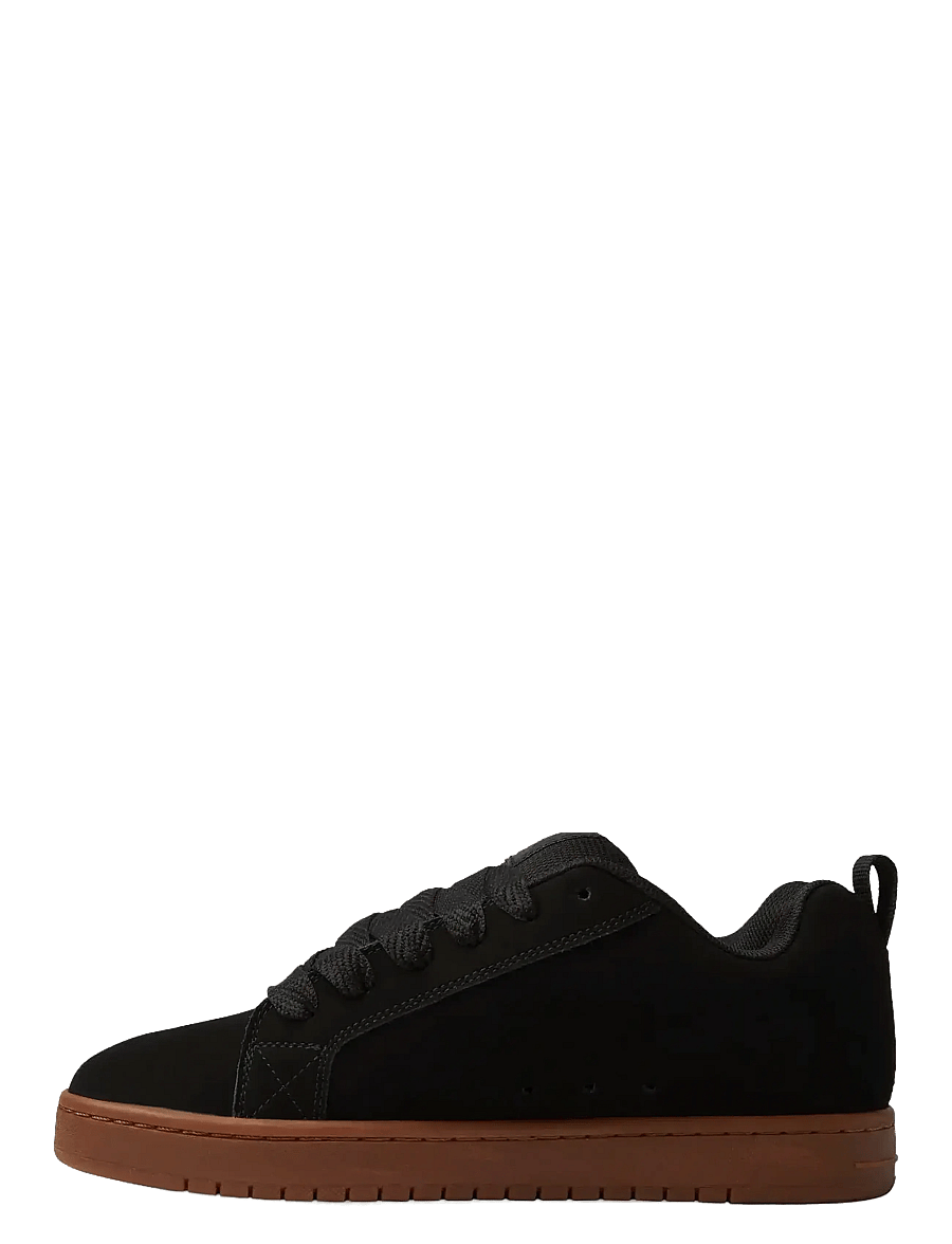 DC - COURT GRAFFIK - niedriger schnitt - black/gum - 2