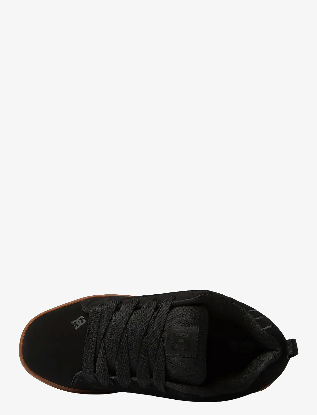DC - COURT GRAFFIK - matalavartiset tennarit - black/gum - 3
