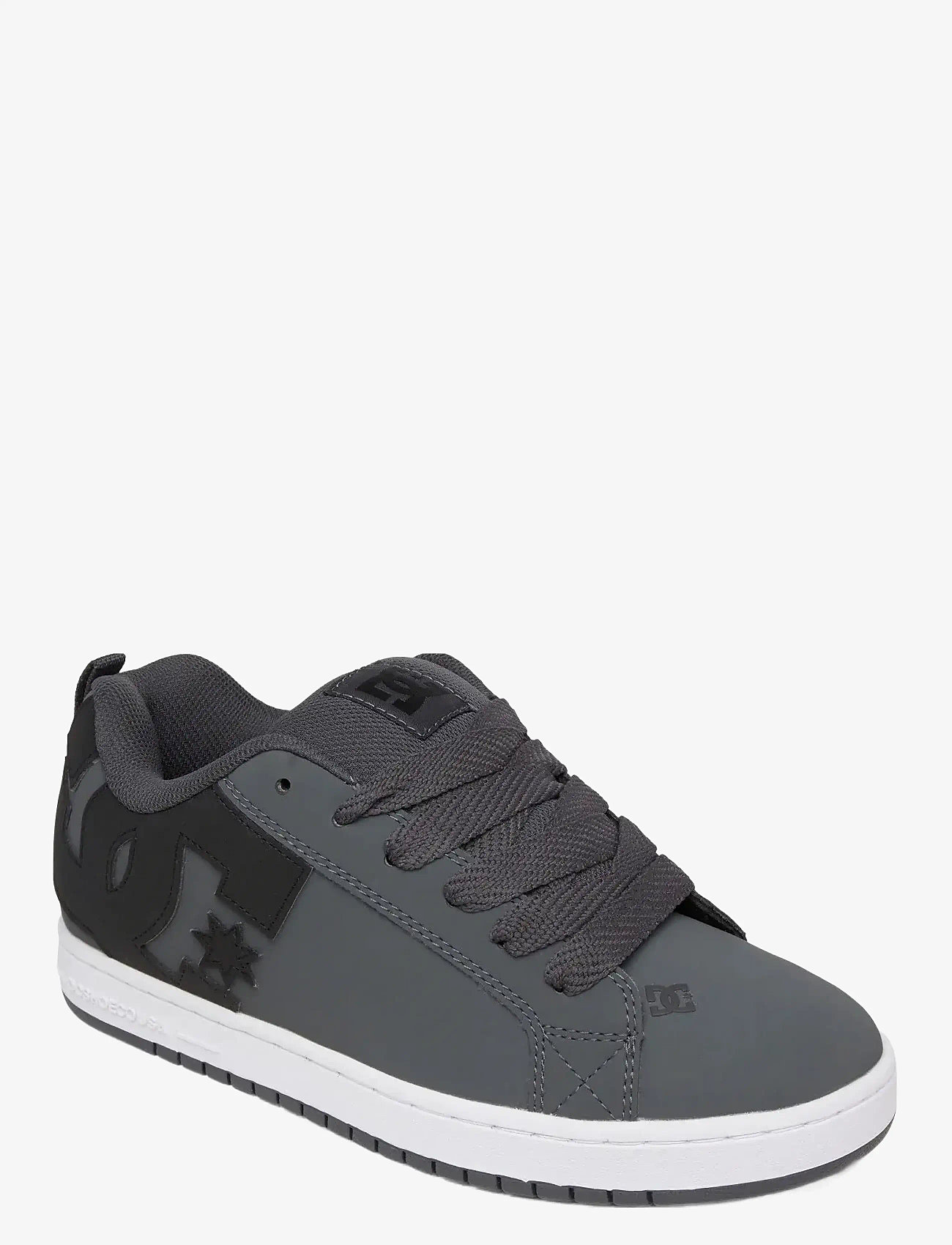 DC - COURT GRAFFIK - låga sneakers - dk grey/black/white - 0