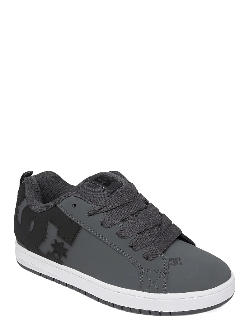 DC - COURT GRAFFIK - låga sneakers - dk grey/black/white - 0