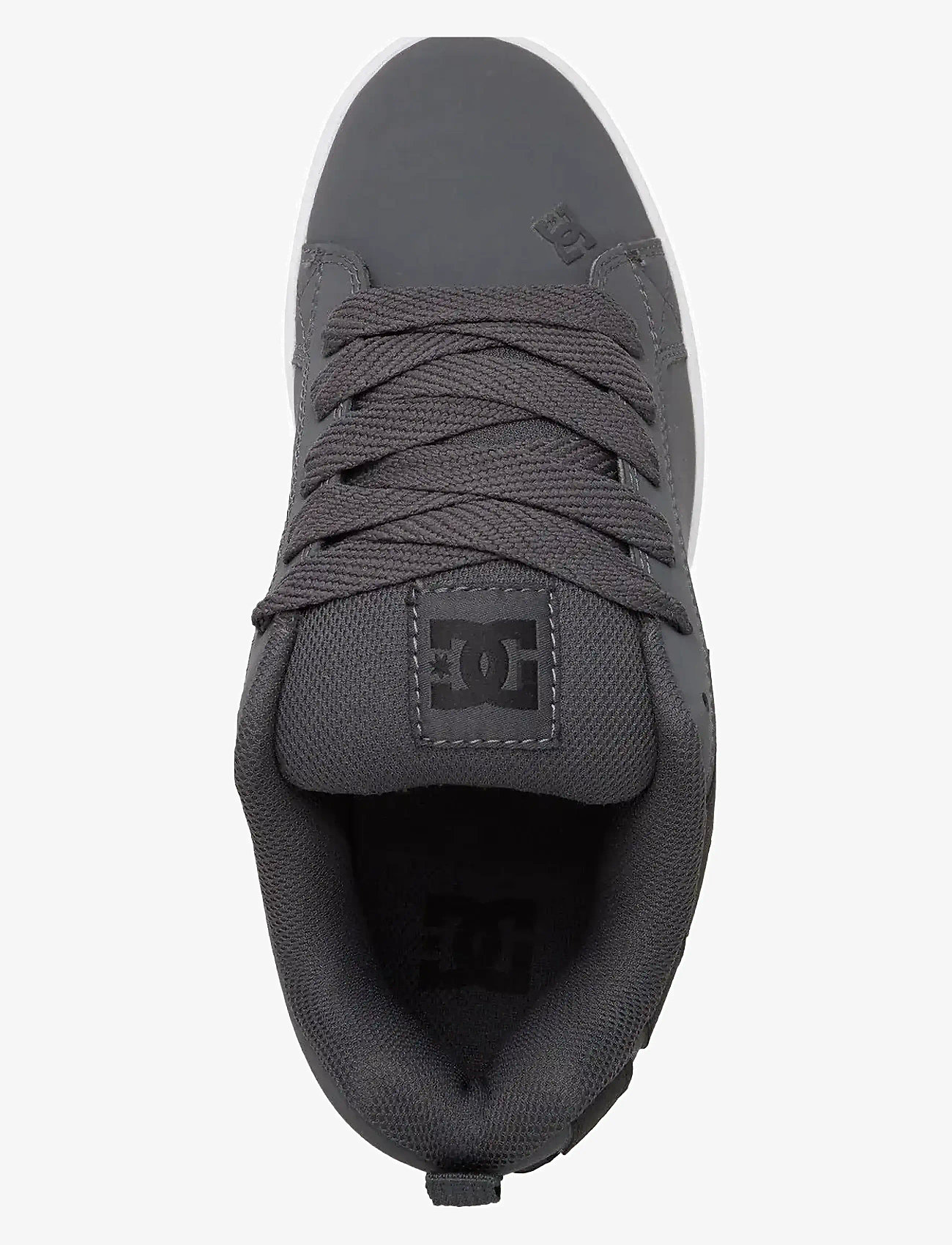 DC - COURT GRAFFIK - låga sneakers - dk grey/black/white - 3