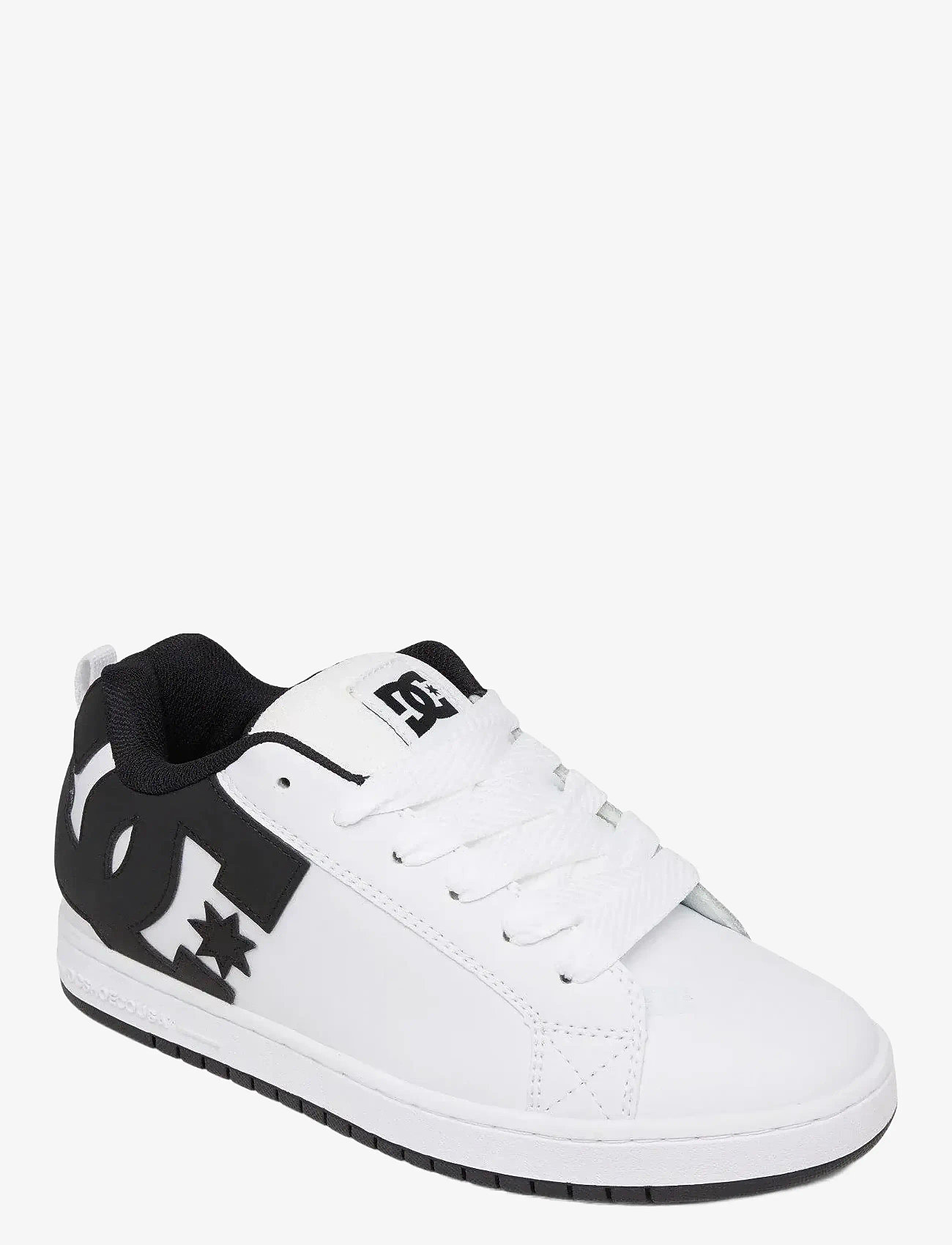 DC - COURT GRAFFIK - niedriger schnitt - white/black/black - 0