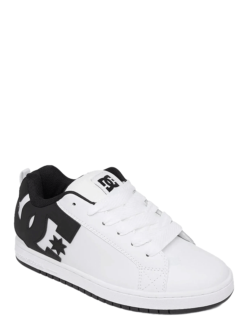 DC - COURT GRAFFIK - niedriger schnitt - white/black/black - 0