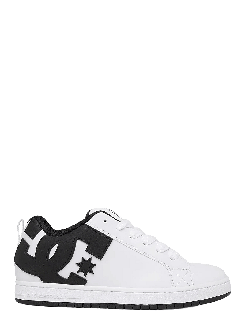 DC - COURT GRAFFIK - niedriger schnitt - white/black/black - 1