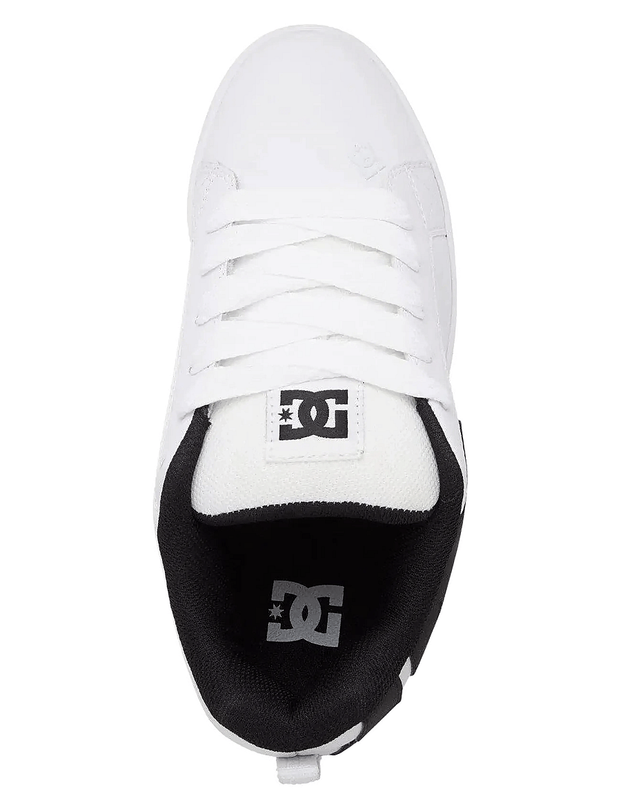 DC - COURT GRAFFIK - kõrge säärega tossud - white/black/black - 3