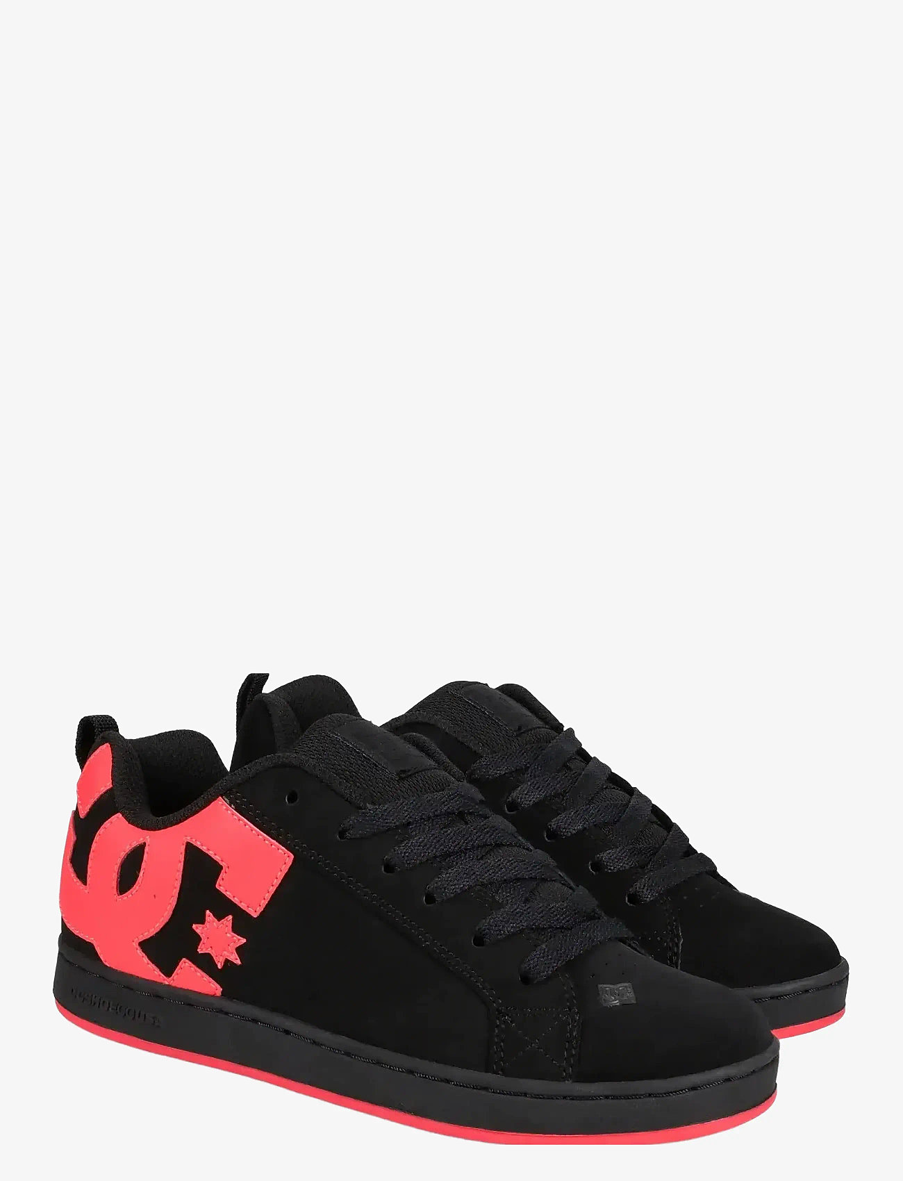 DC - COURT GRAFFIK - low top sneakers - black/hot pink - 0