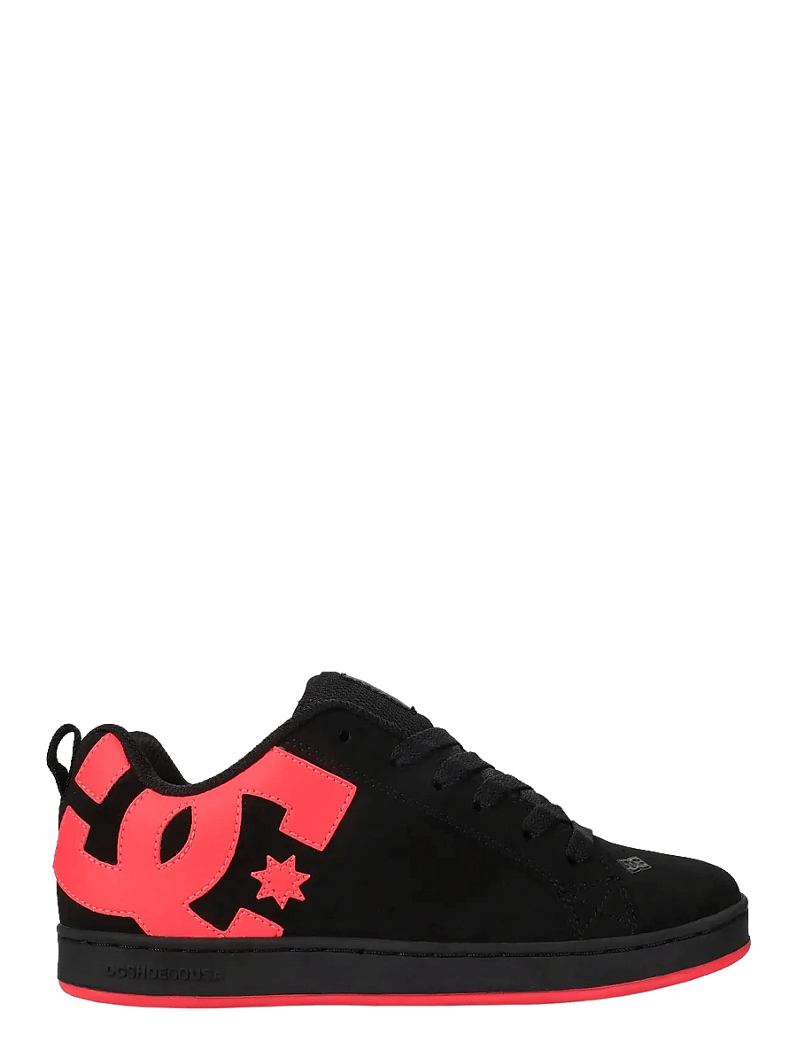 DC - COURT GRAFFIK - niedrige sneakers - black/hot pink - 1