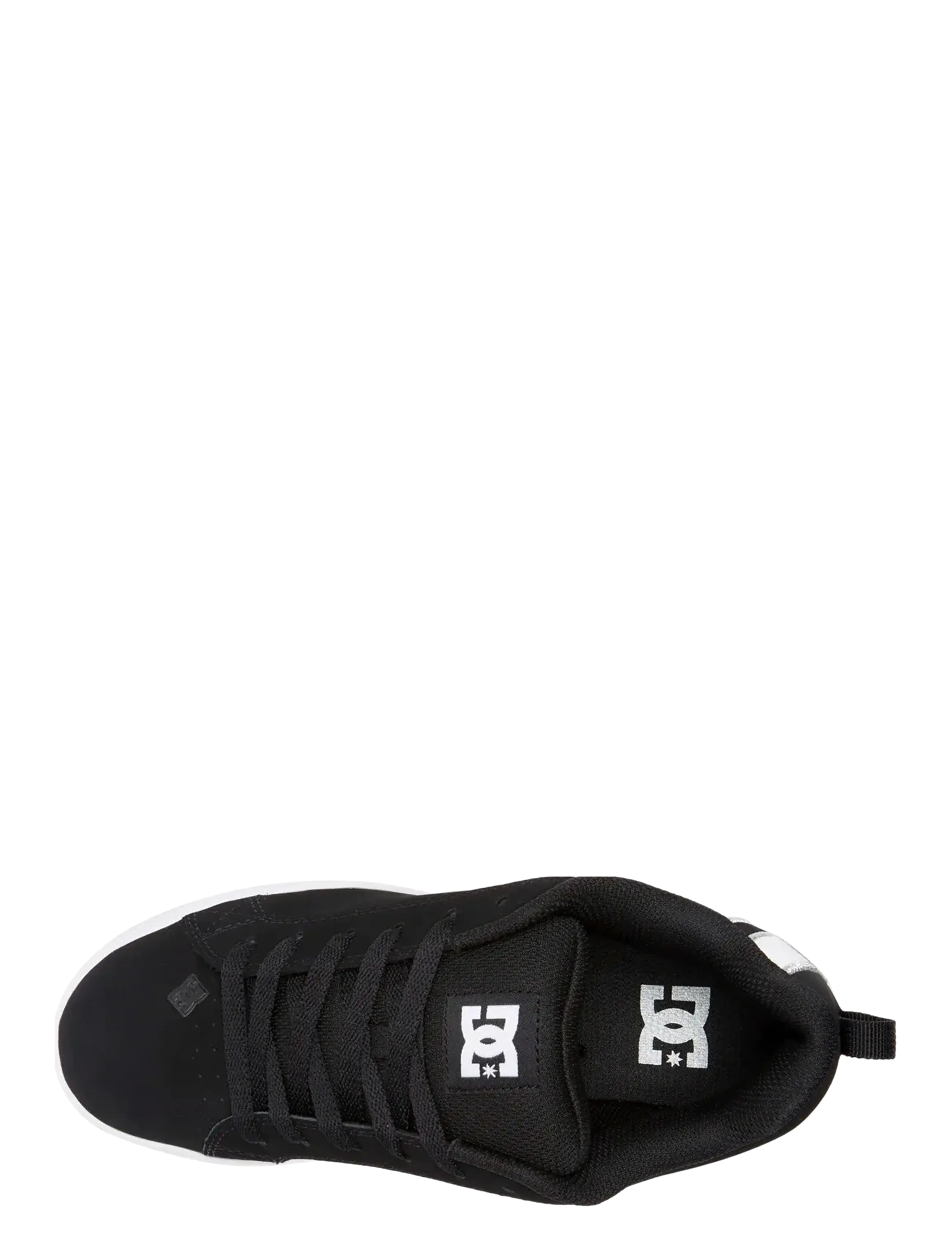 DC - COURT GRAFFIK - low top sneakers - black/white stencil - 3