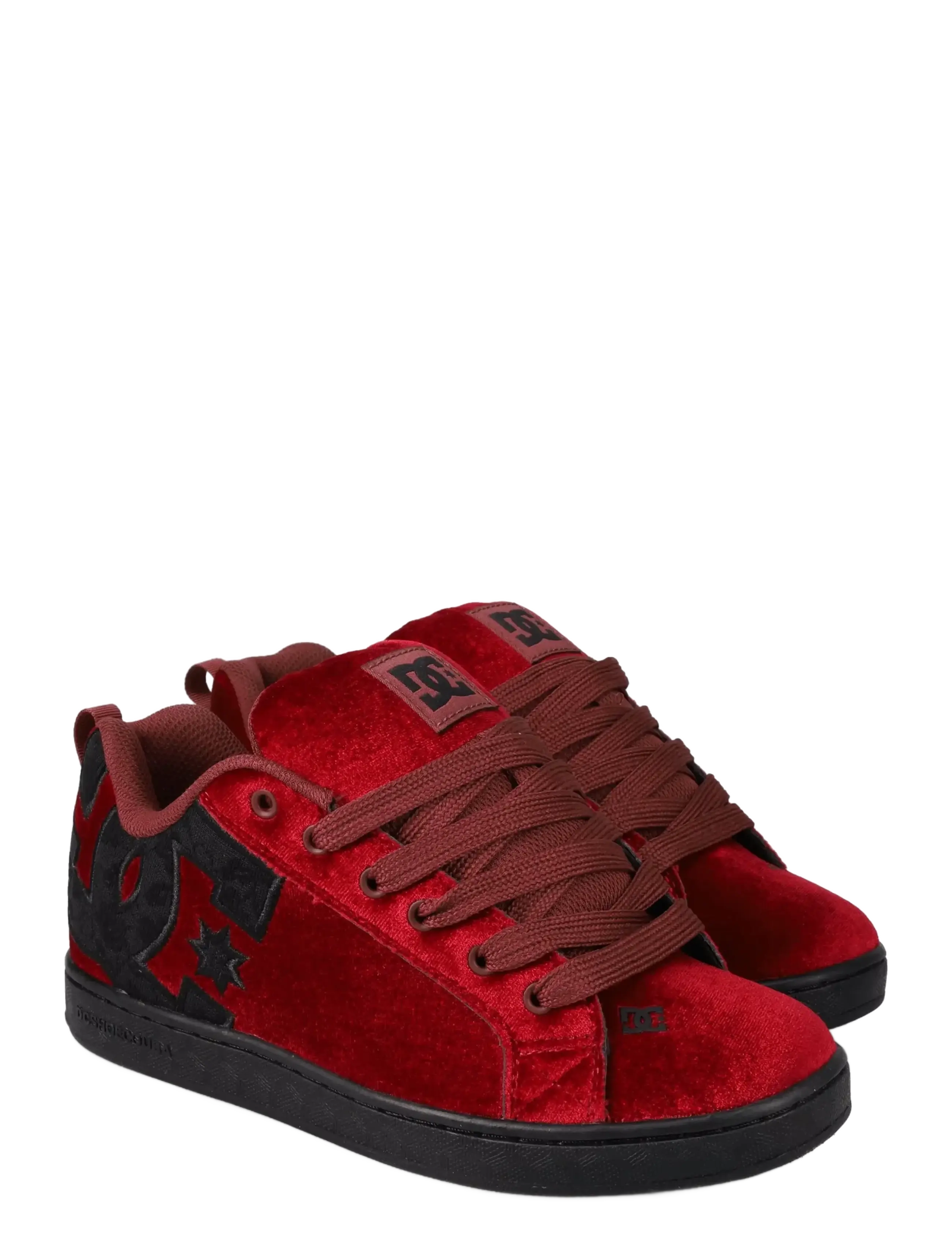 DC COURT GRAFFIK - Sneaker - MAROON/BLACK / red
