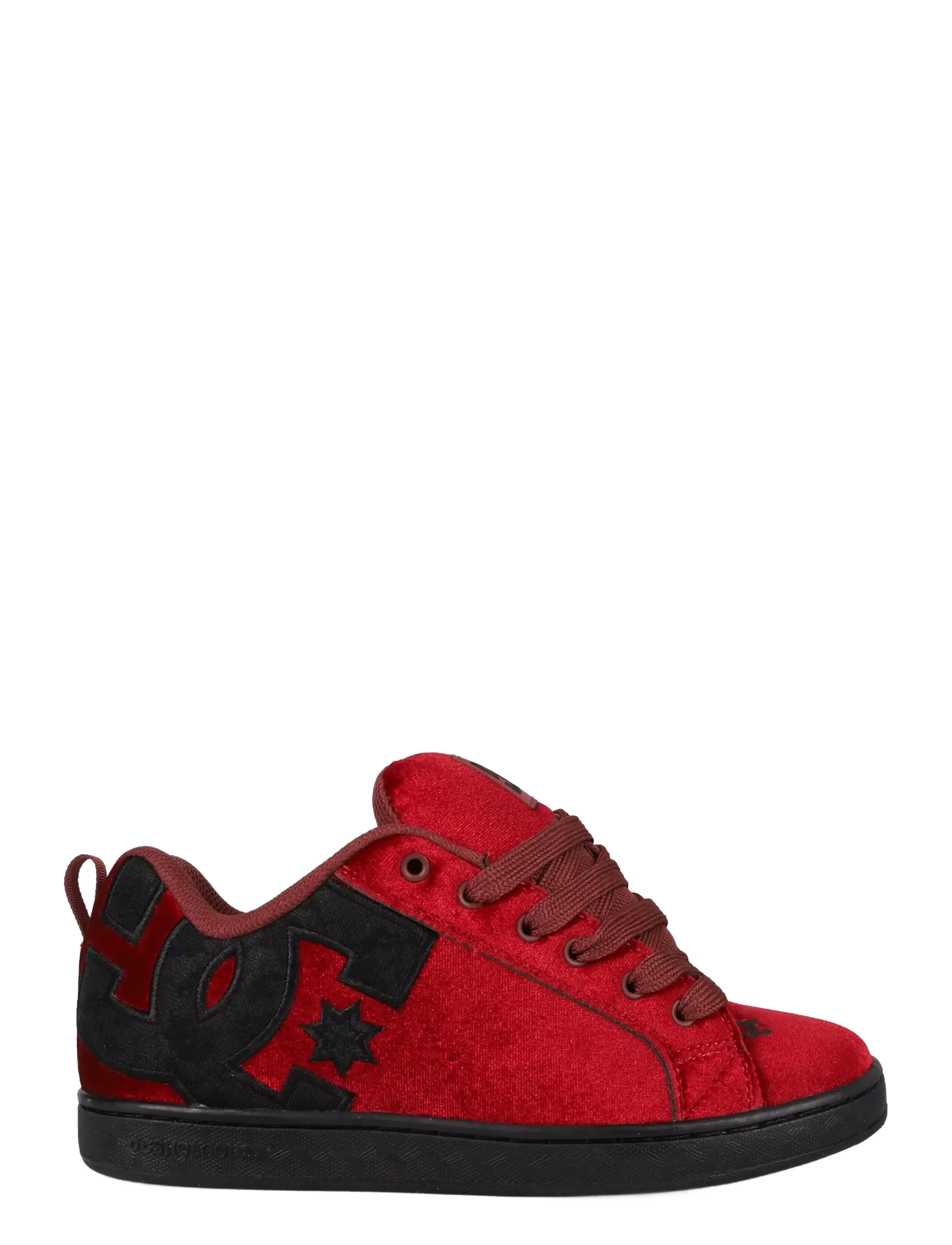 DC - COURT GRAFFIK - niedrige sneakers - maroon/black - 1