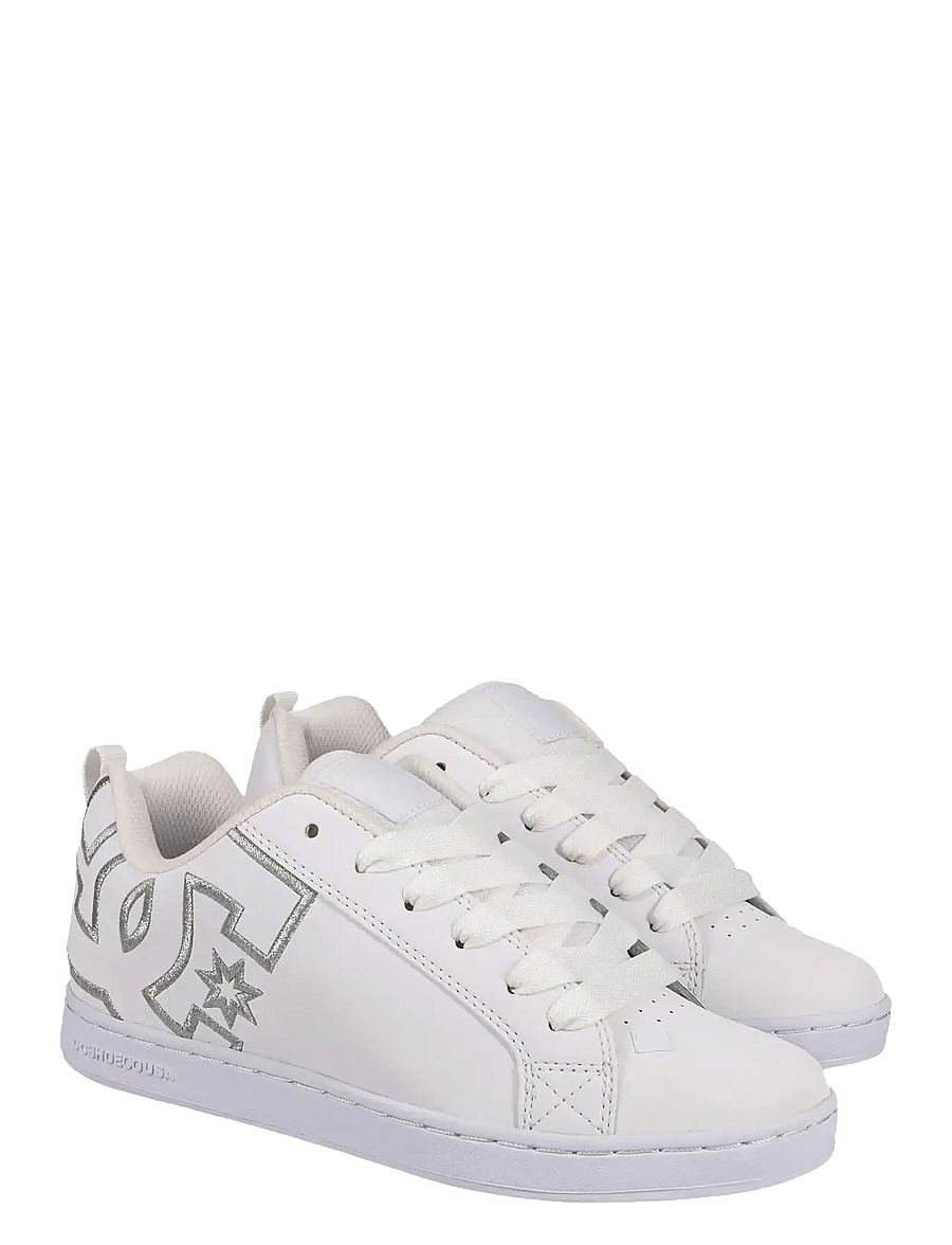 DC - COURT GRAFFIK - tennised - white/m silver - 0