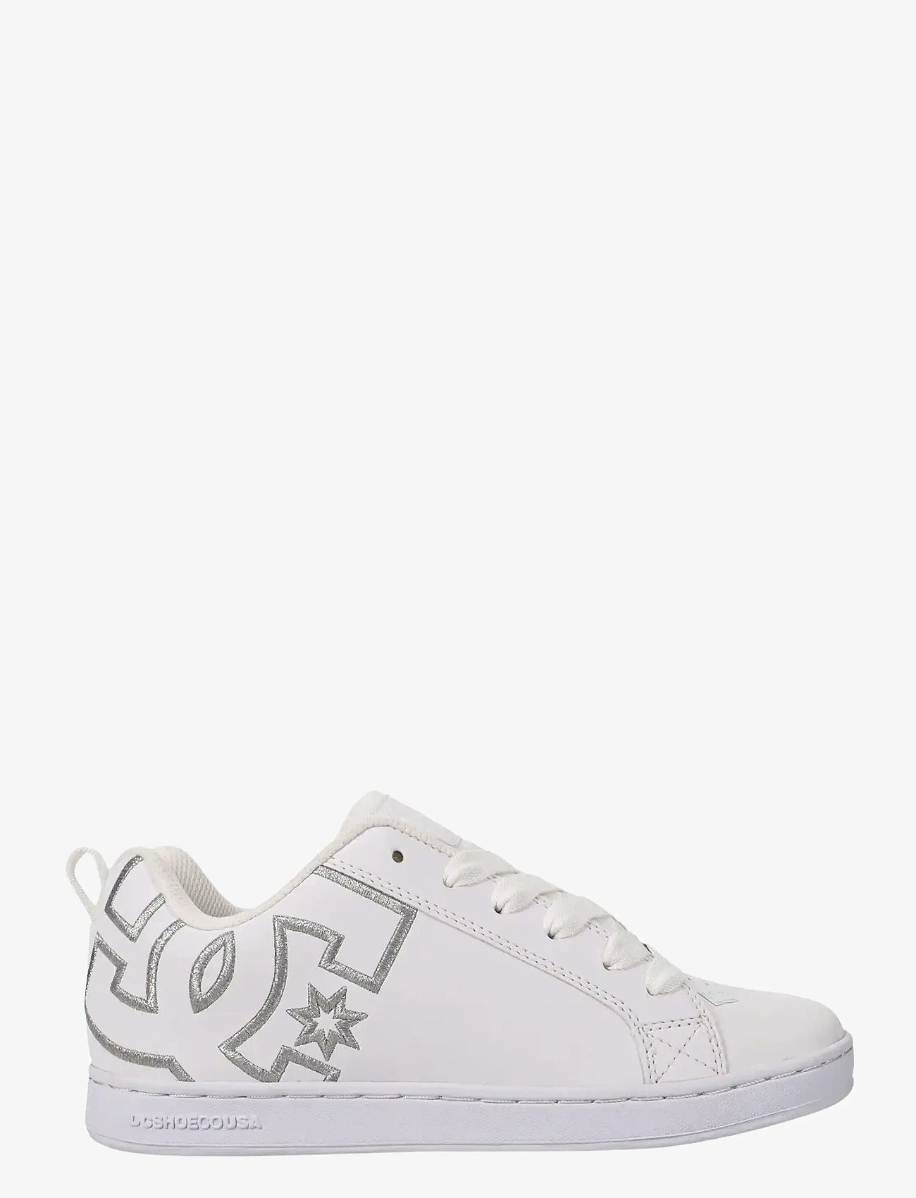 DC - COURT GRAFFIK - niedrige sneakers - white/m silver - 1