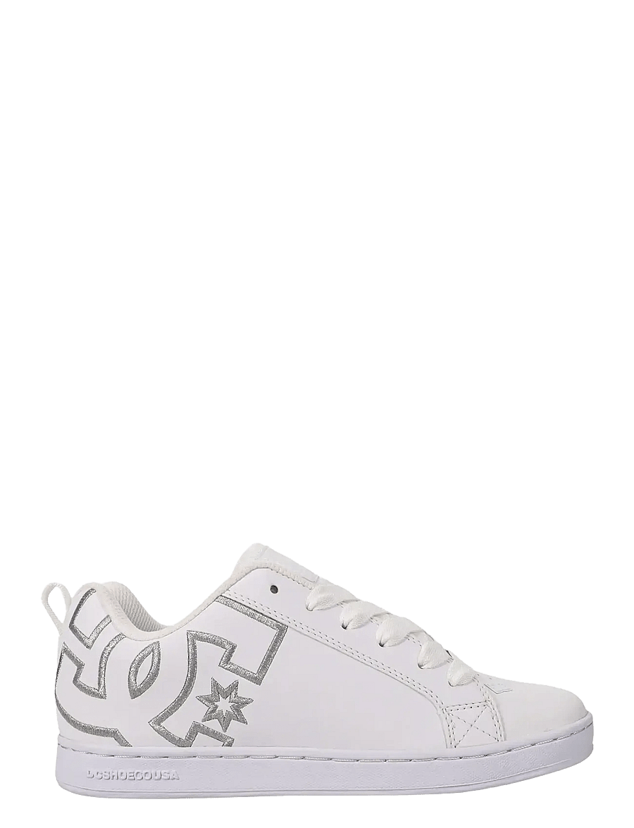 DC - COURT GRAFFIK - tennised - white/m silver - 1