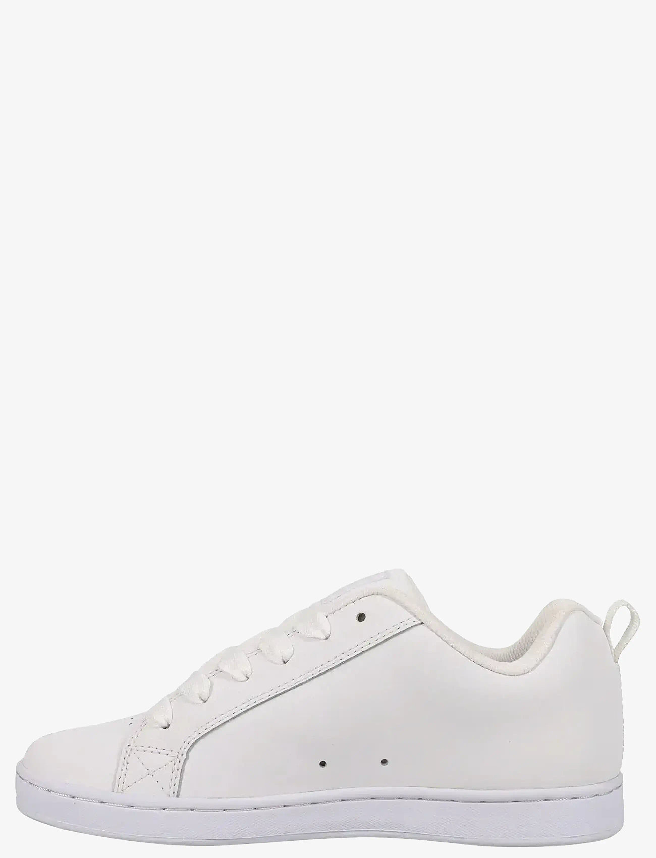 DC - COURT GRAFFIK - niedrige sneakers - white/m silver - 2