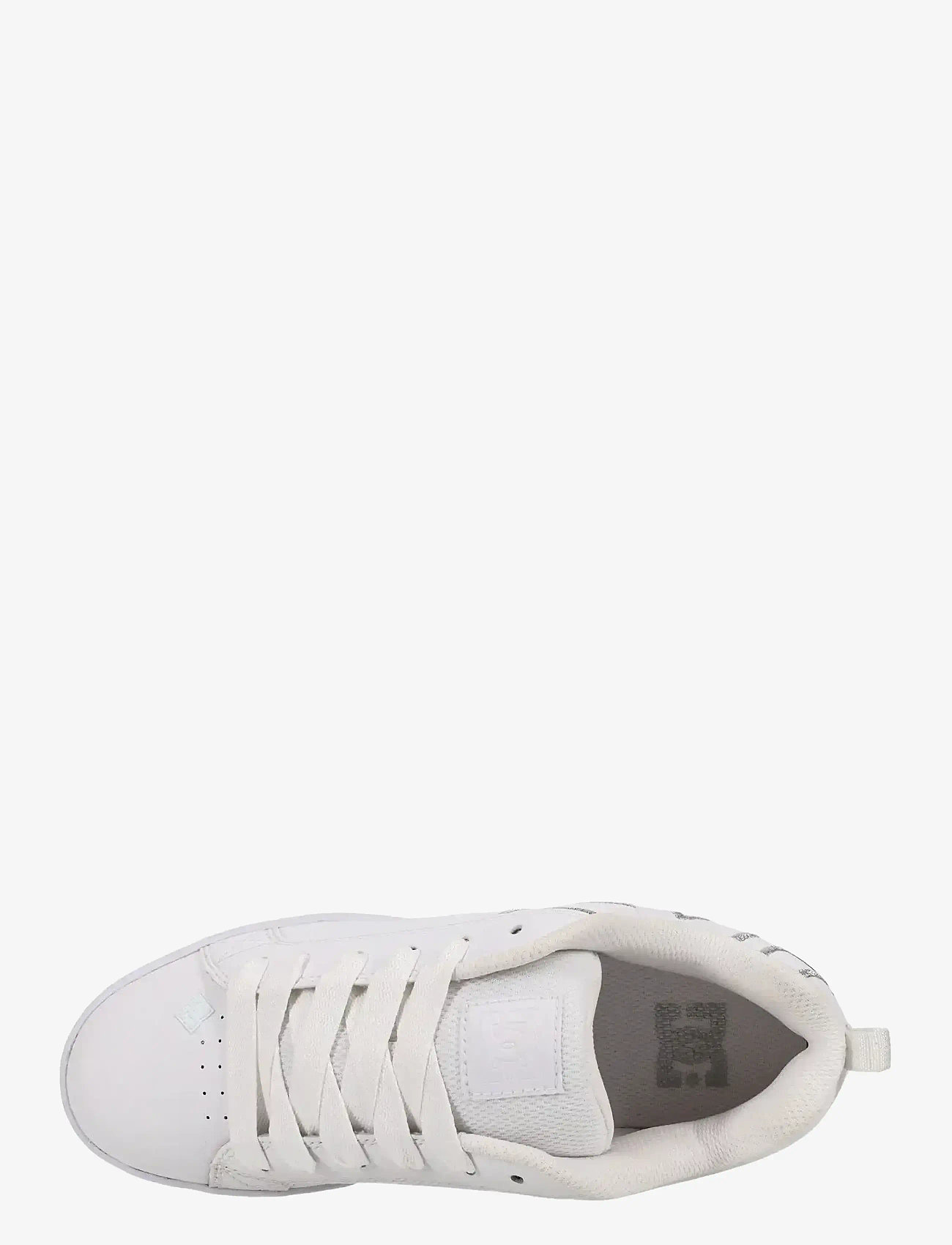DC - COURT GRAFFIK - niedrige sneakers - white/m silver - 3