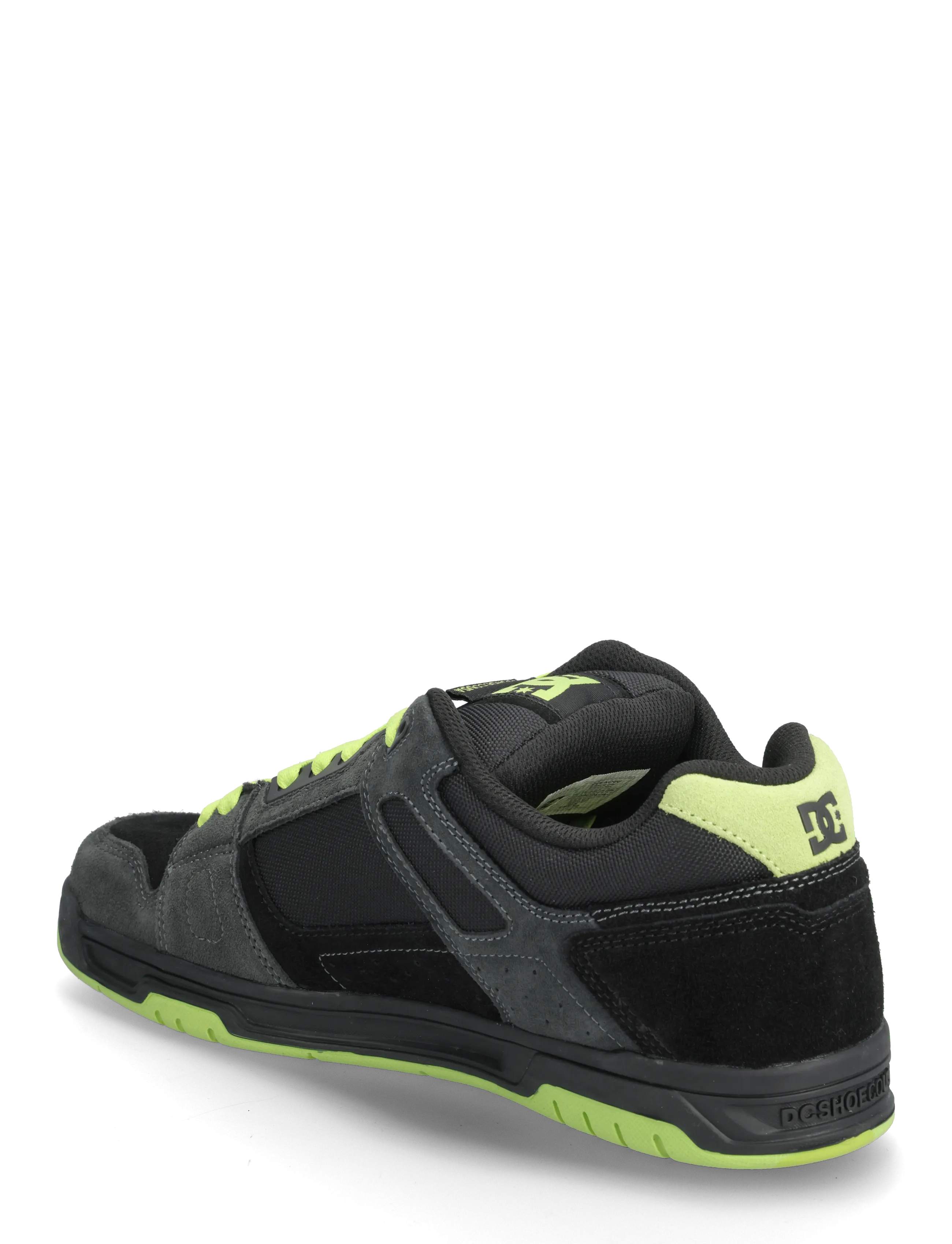 DC - STAG - matalavartiset tennarit - black/grey - 2