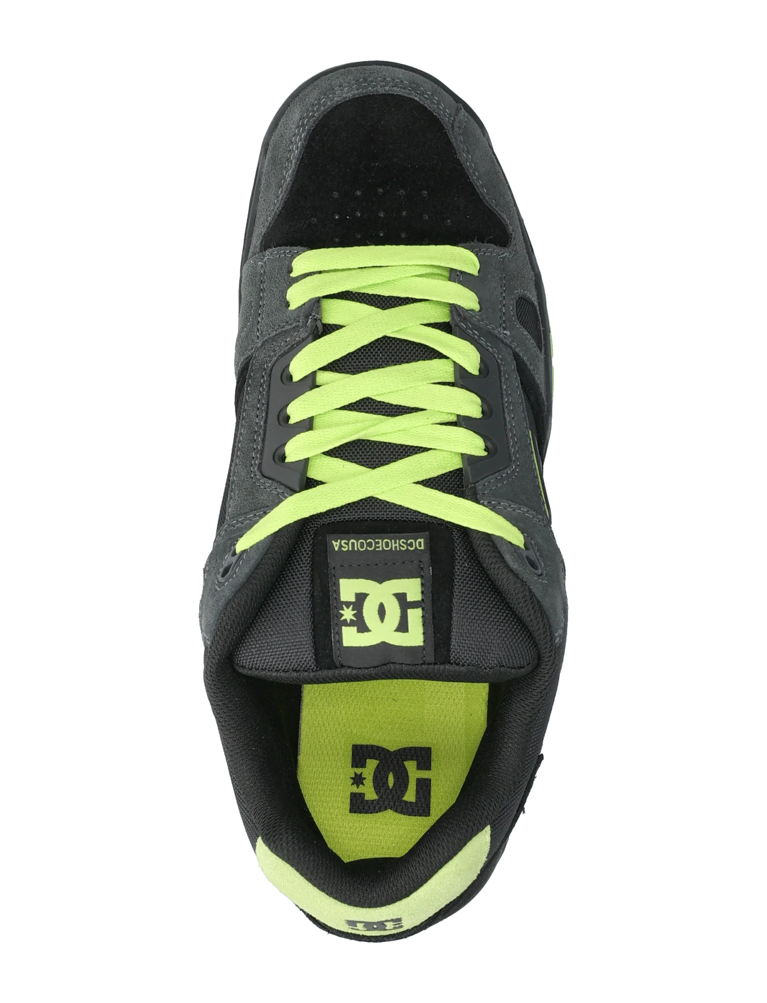 DC - STAG - matalavartiset tennarit - black/grey - 3