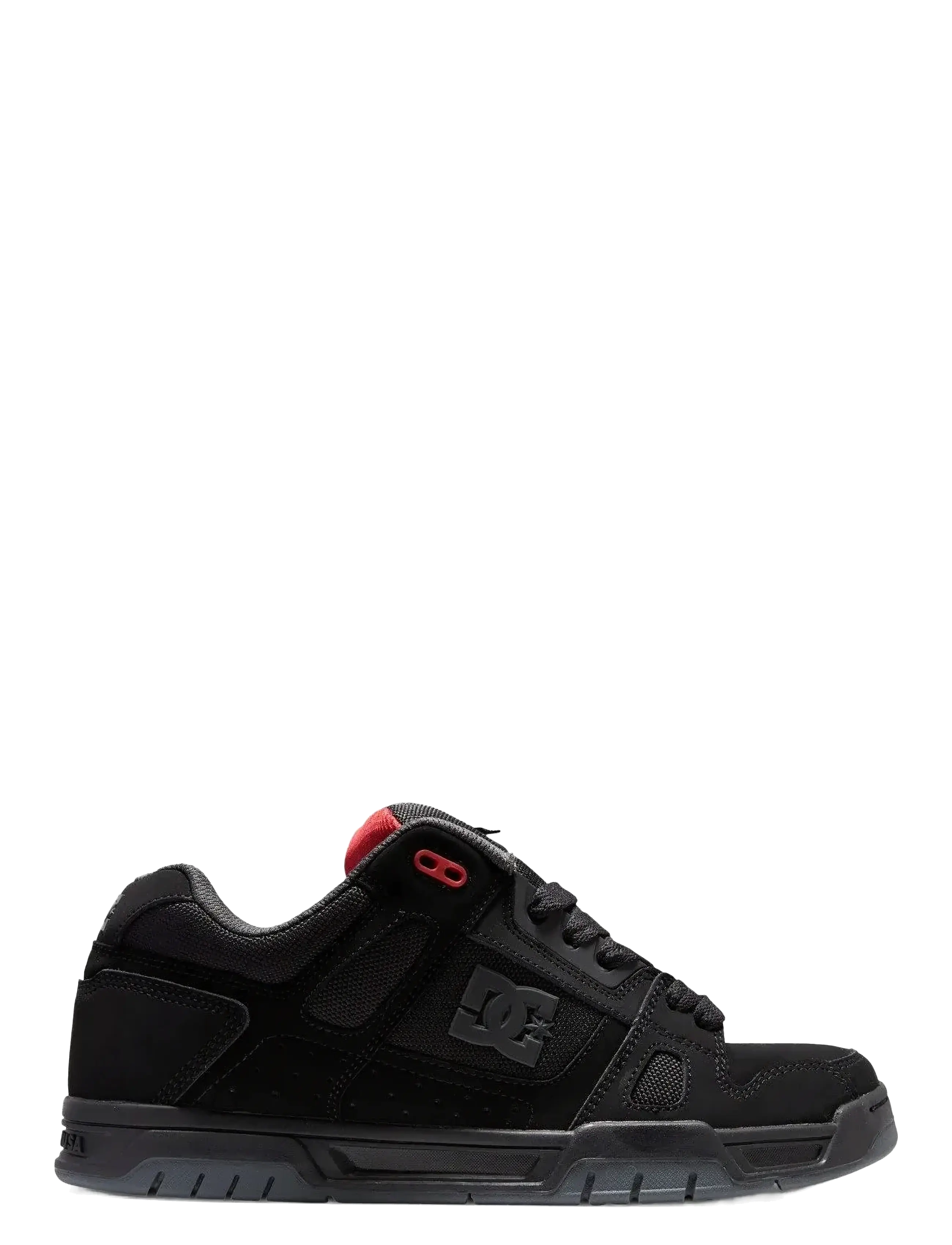 DC - STAG - niedriger schnitt - black/grey/red - 1